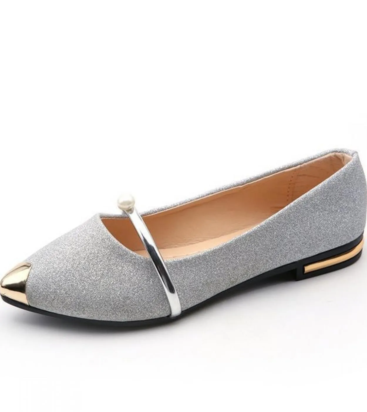 2023 Estate Nuove Scarpe da Donna Scarpe a Punta Scarpe Basse Bocca Superficiale Singole Scarpe da Sposa Scarpe da Sera Delle Do