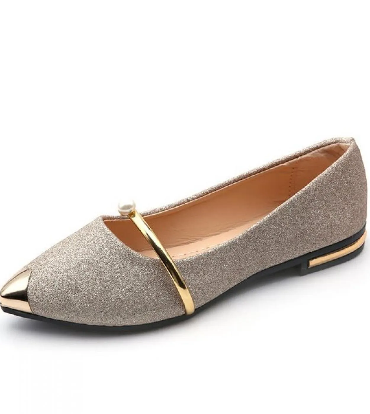 2023 Estate Nuove Scarpe da Donna Scarpe a Punta Scarpe Basse Bocca Superficiale Singole Scarpe da Sposa Scarpe da Sera Delle Do