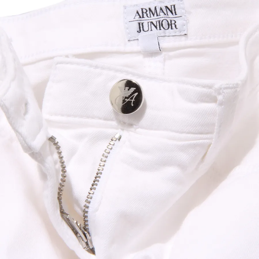3960X gonna bimba ARMANI JUNIOR MINI skirt denim white