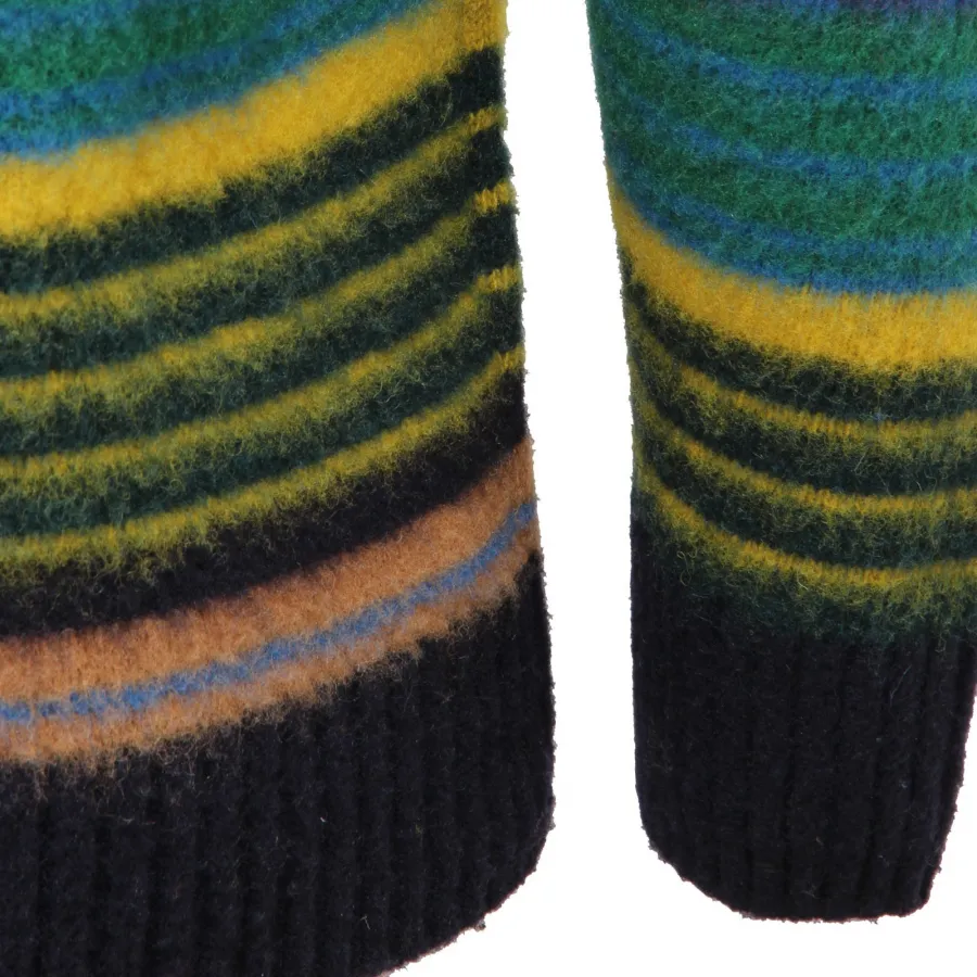 5449AF maglione uomo ALTEA blue/multicolor wool sweater man