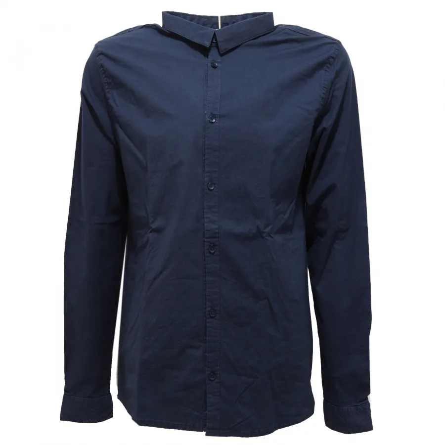 6818R camicia bimbo SP1 blu manica lunga shirt long sleeve kid