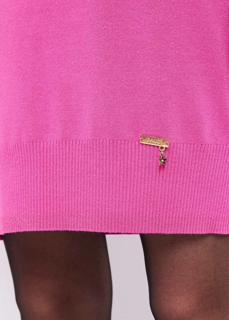 Abito corto in maglia