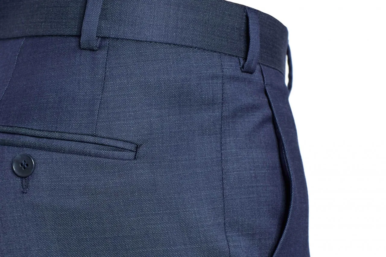 Abito digel blu marine drop sei modern fit pura lana 120's
