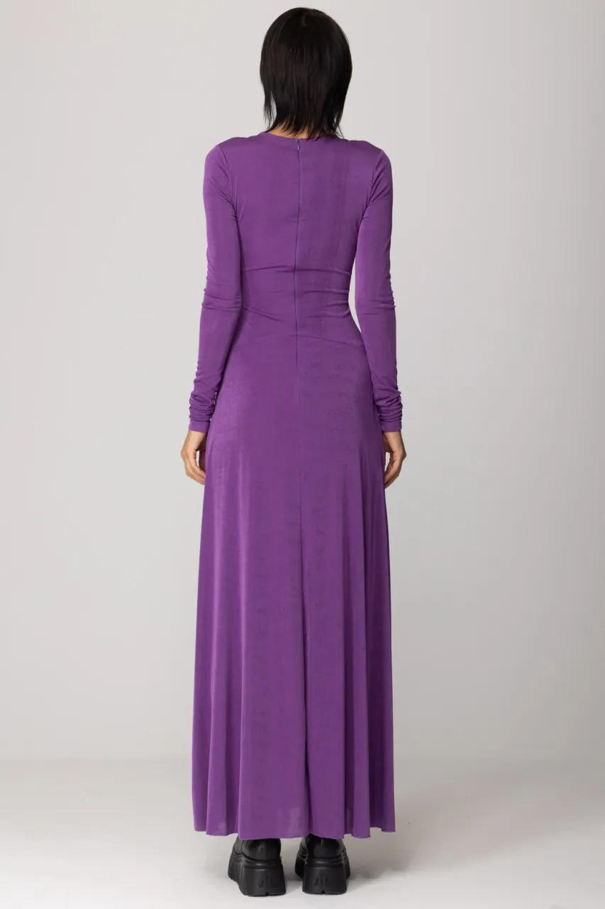 Abito lungo con croce gioiello PURPLE RAIN