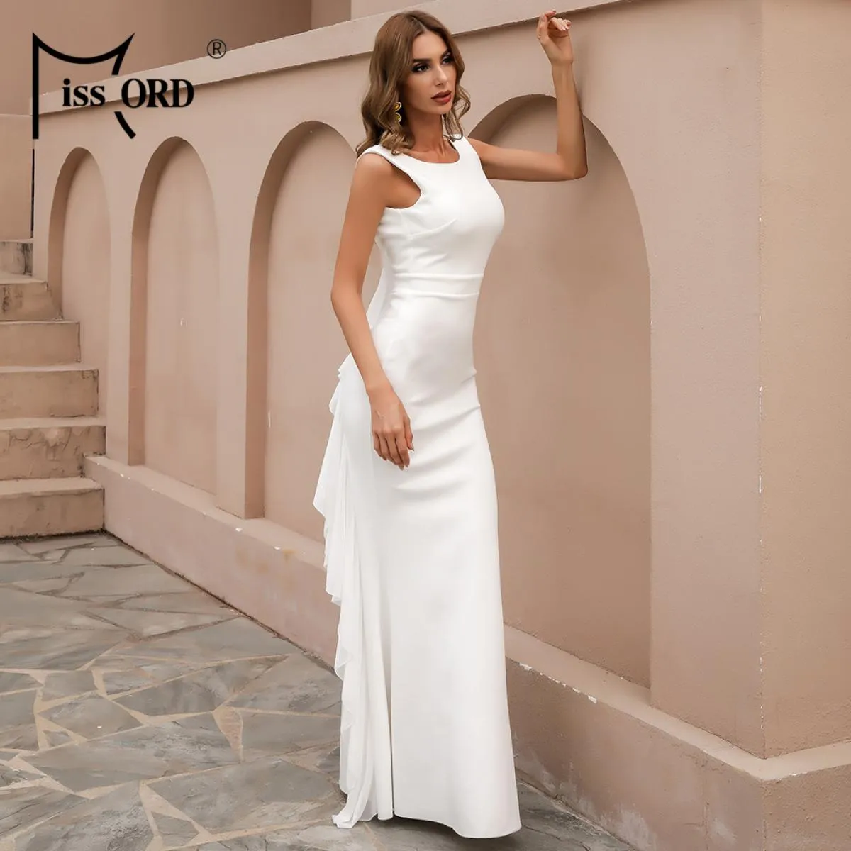 Abito senza schienale Missord Abito elegante Missord Abito elegante Missord Moda