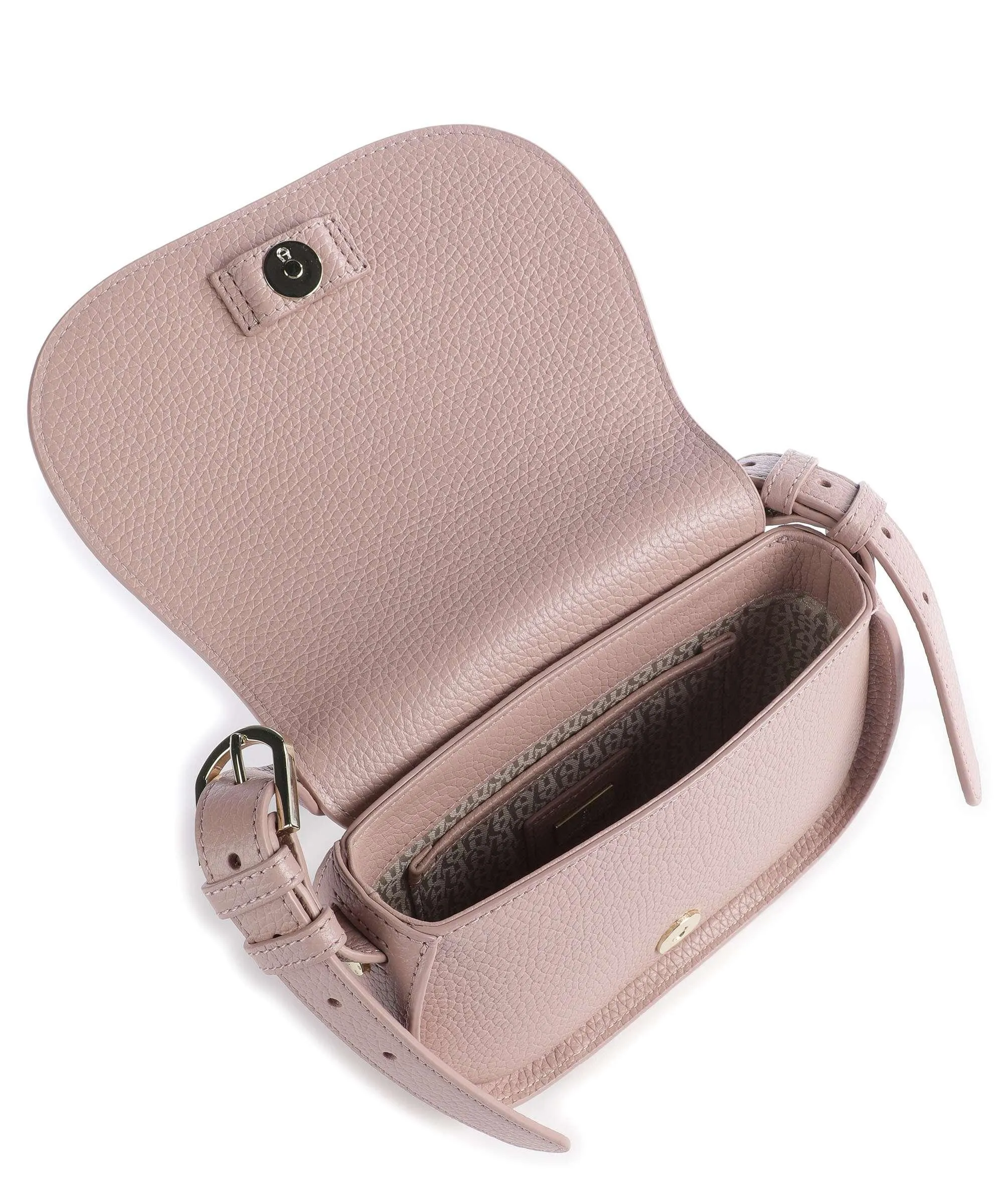  Aigner Ivy S Borsa a tracolla pelle di vacchetta grana rosa  