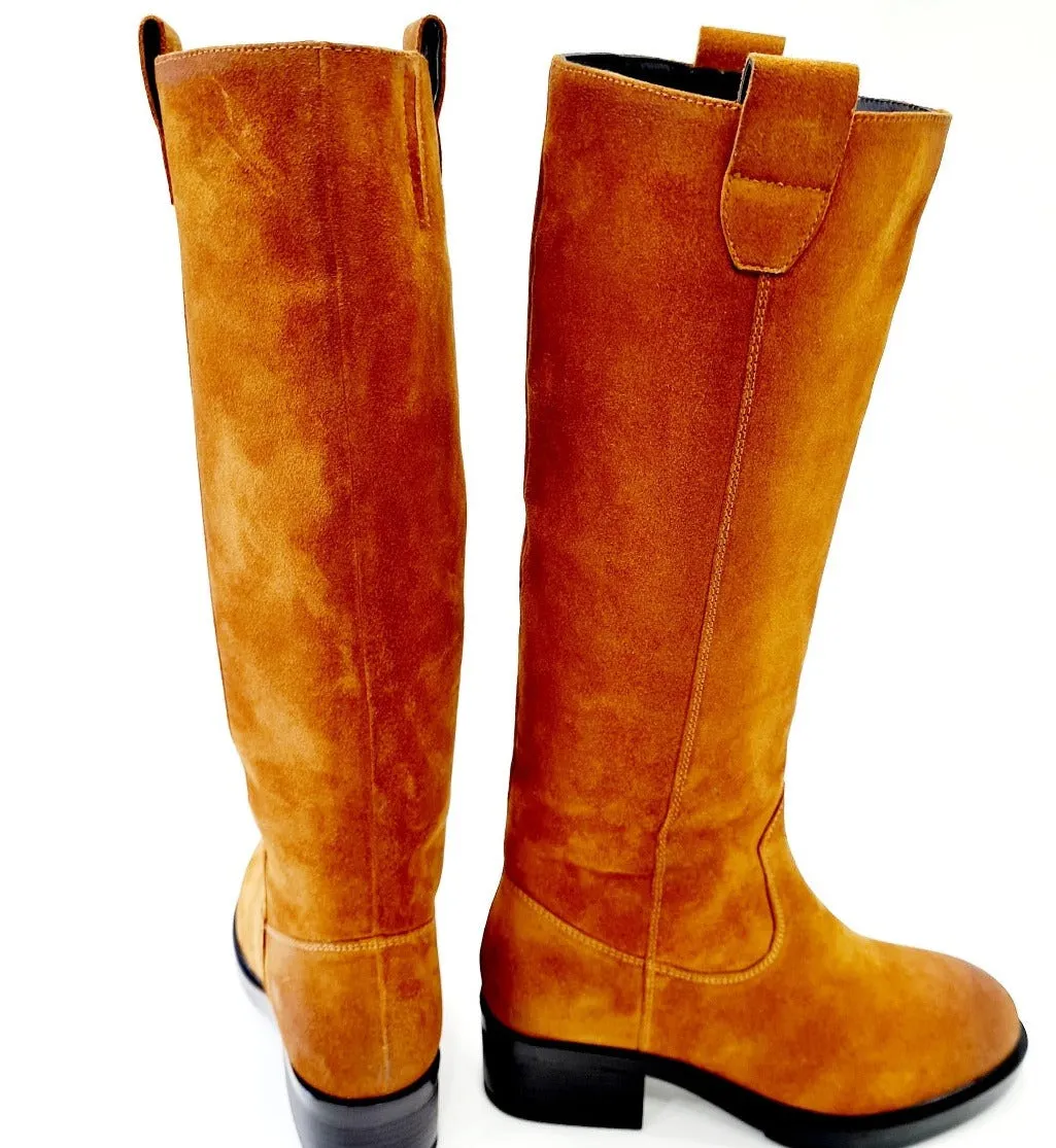 APE PAZZA STIVALE FONDO GOMMA TACCO 5 CM CAMOSCIO RIF. 599