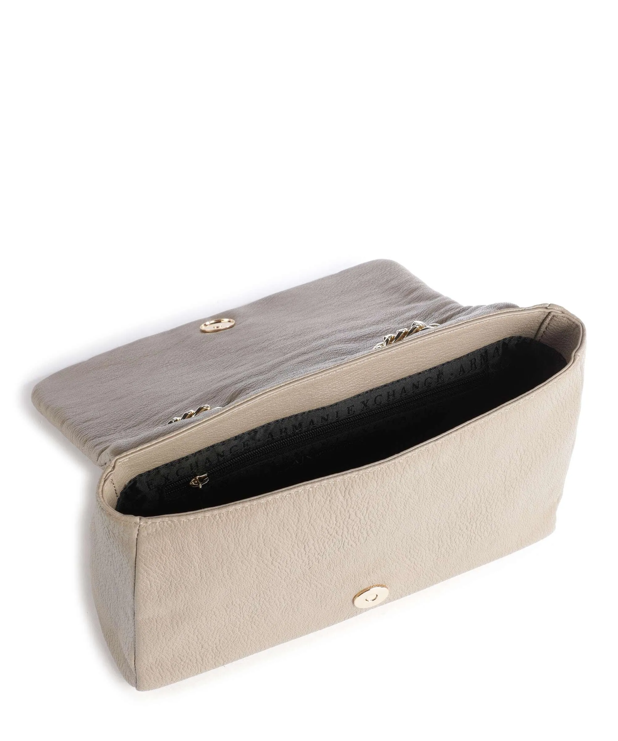  Armani Exchange Borsa a spalla pelle sintetica taupe  