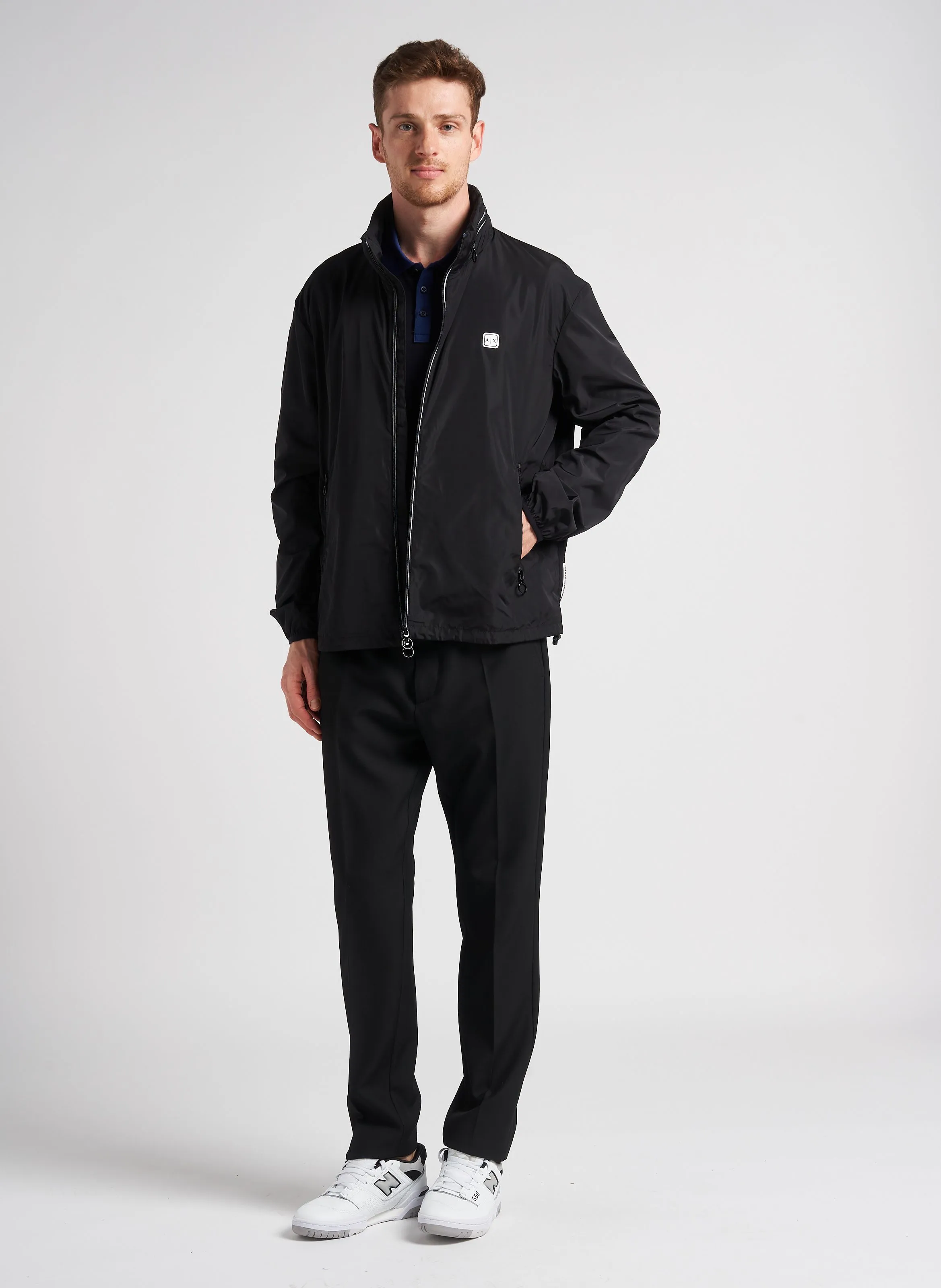  ARMANI EXCHANGE   Giacca a vento con collo alto | Nero