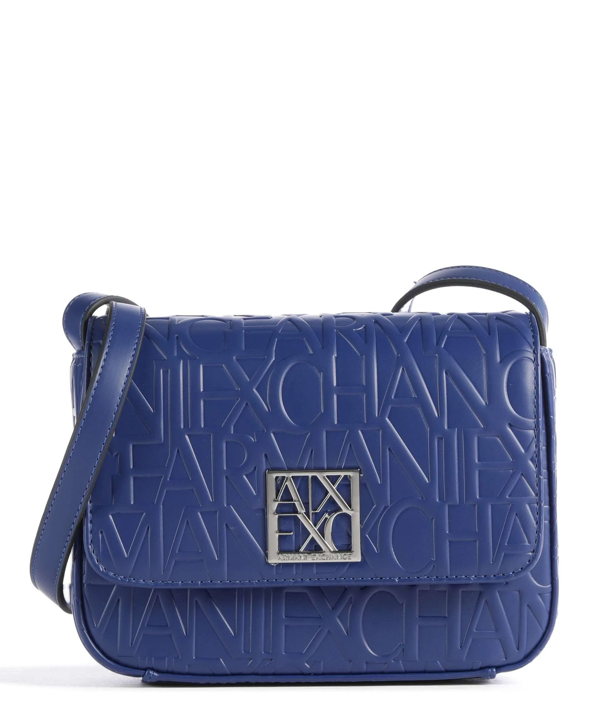  Armani Exchange Liz M Borsa a tracolla pelle sintetica blu  