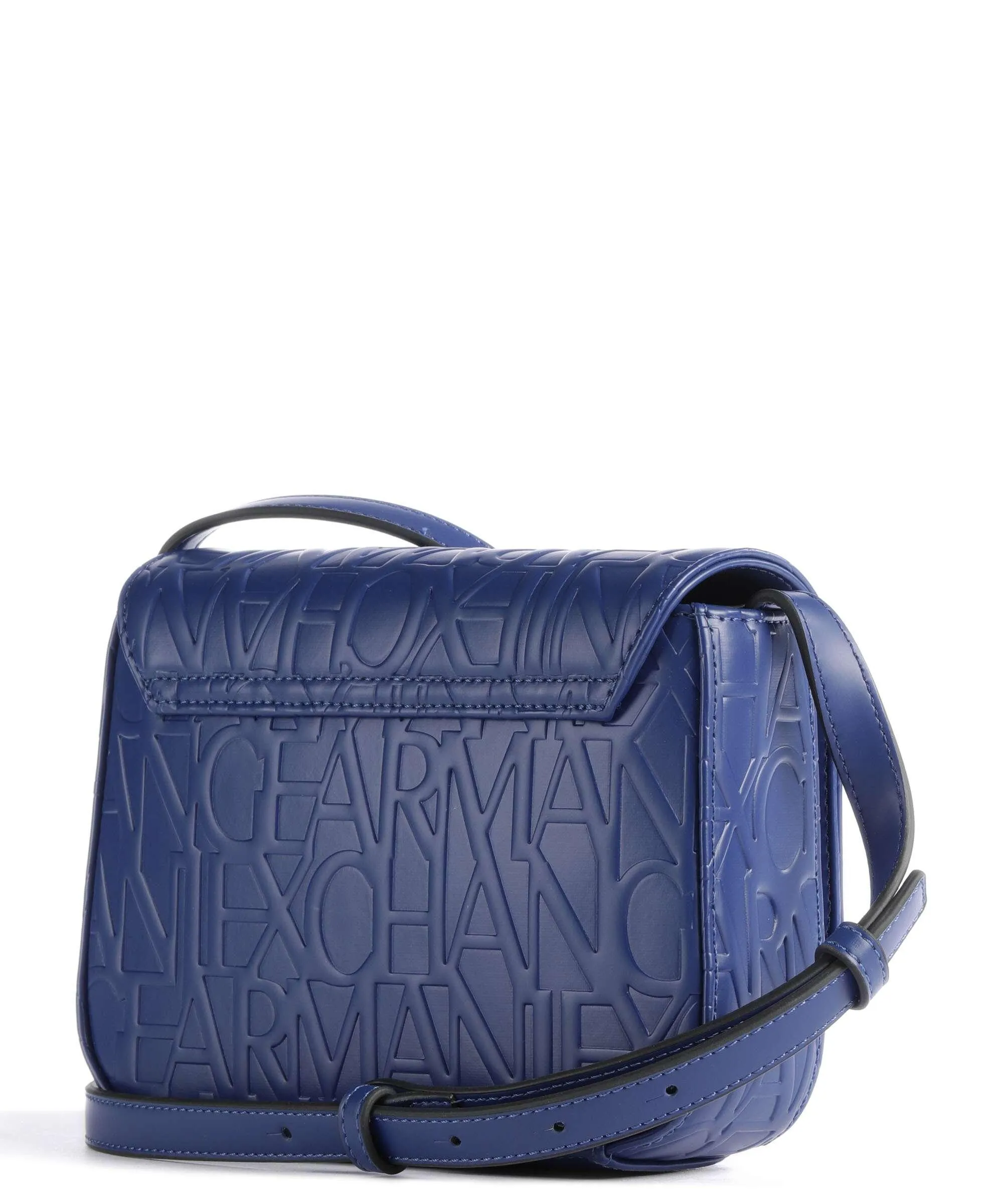  Armani Exchange Liz M Borsa a tracolla pelle sintetica blu  