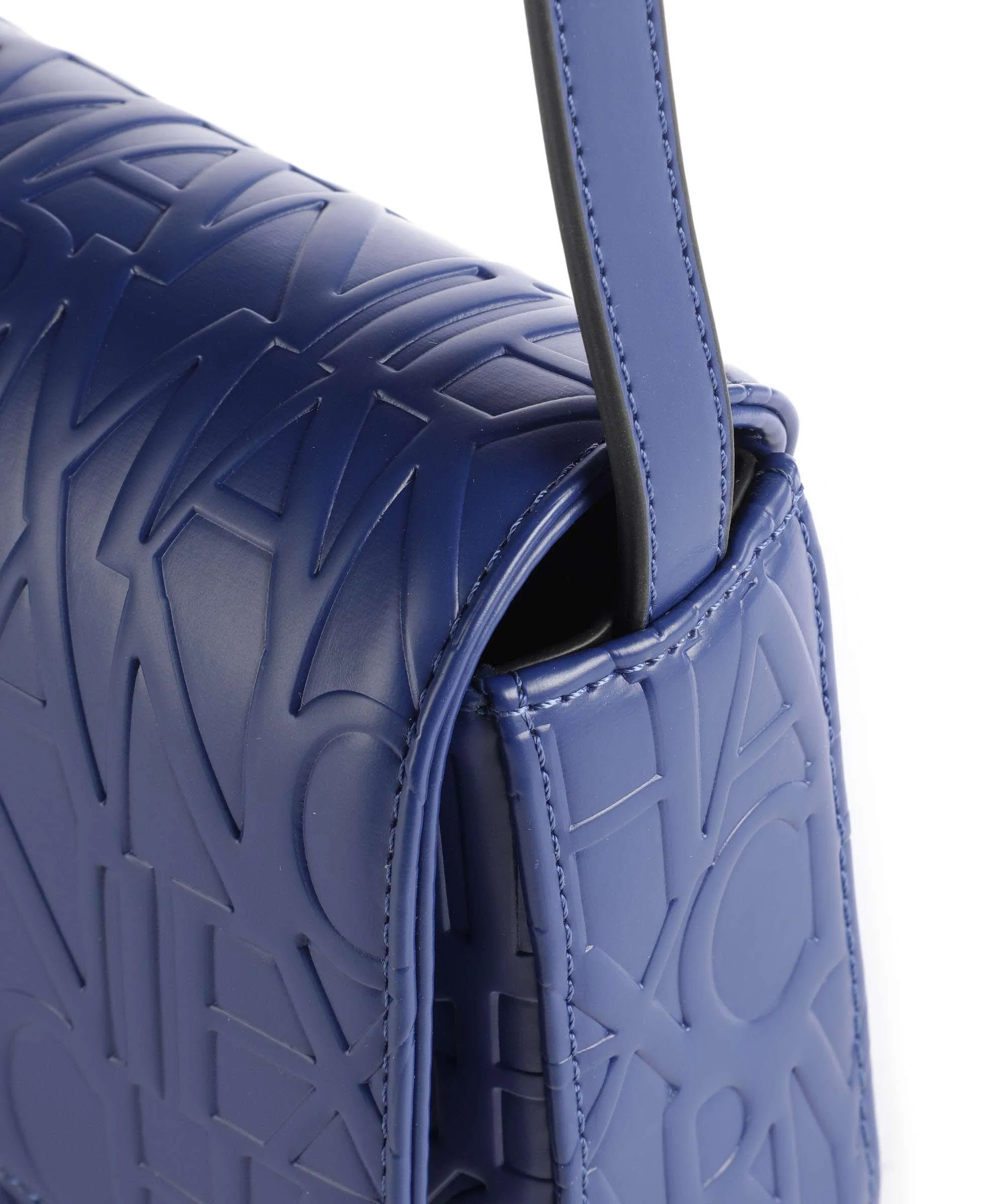  Armani Exchange Liz M Borsa a tracolla pelle sintetica blu  