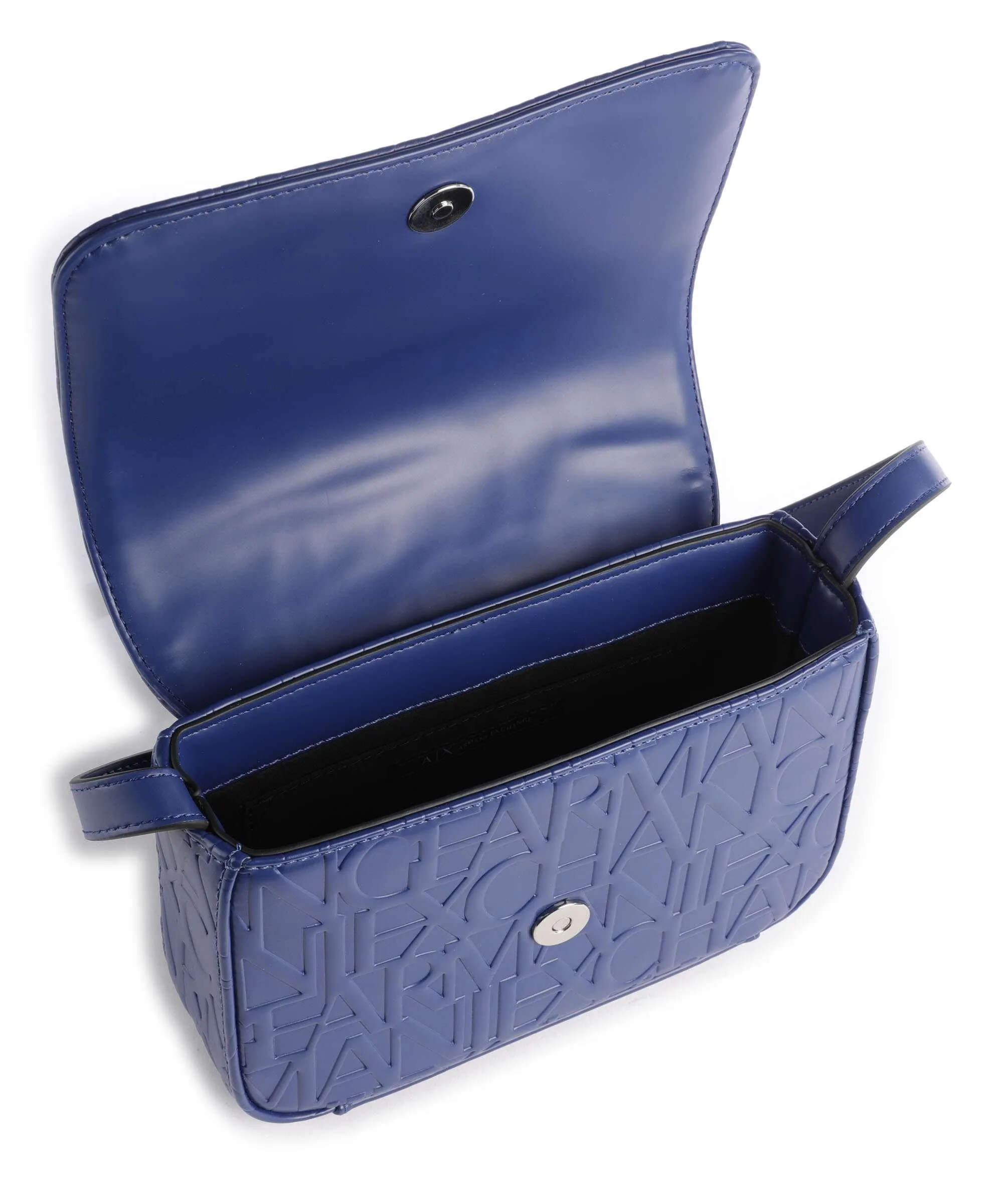  Armani Exchange Liz M Borsa a tracolla pelle sintetica blu  