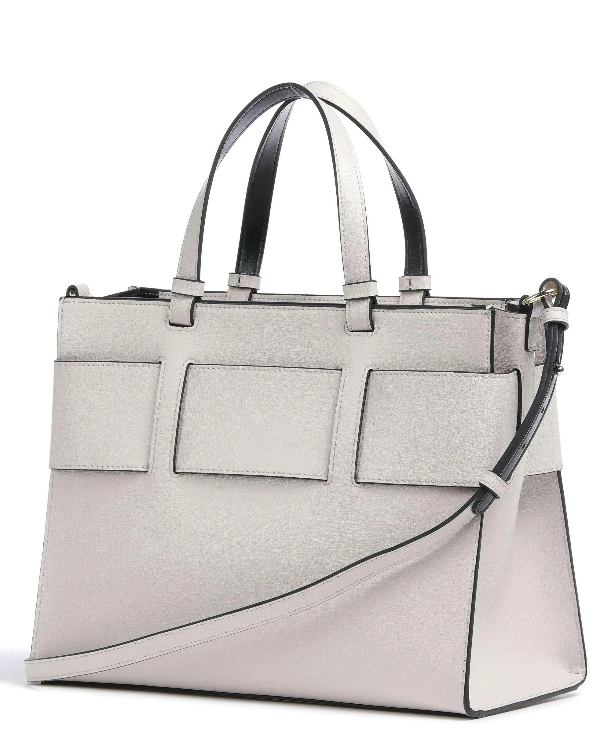 Armani Exchange Susie Borsa a mano pelle sintetica avorio  