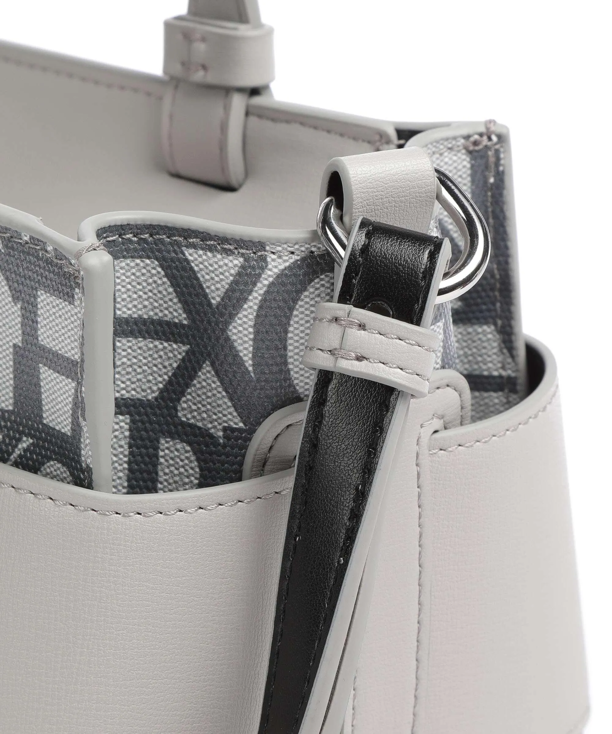  Armani Exchange Susie M Borsa a mano cotone grigio  