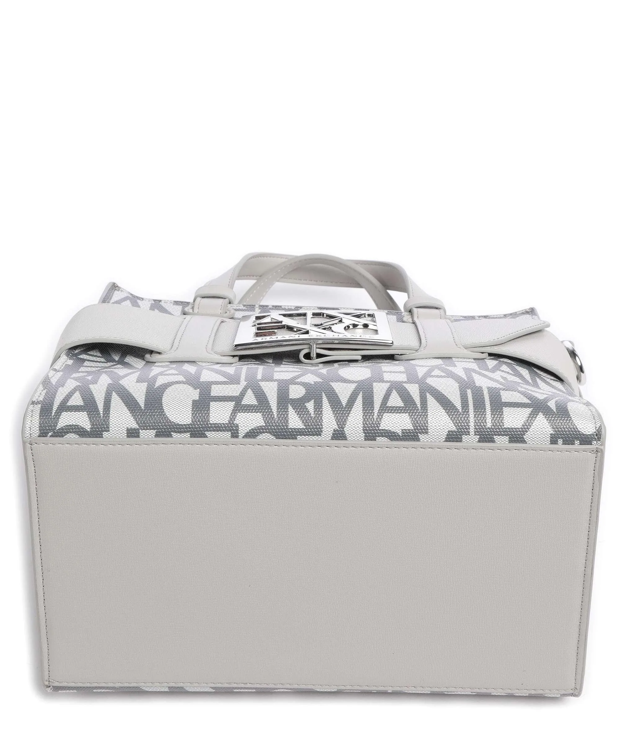  Armani Exchange Susie M Borsa a mano cotone grigio  