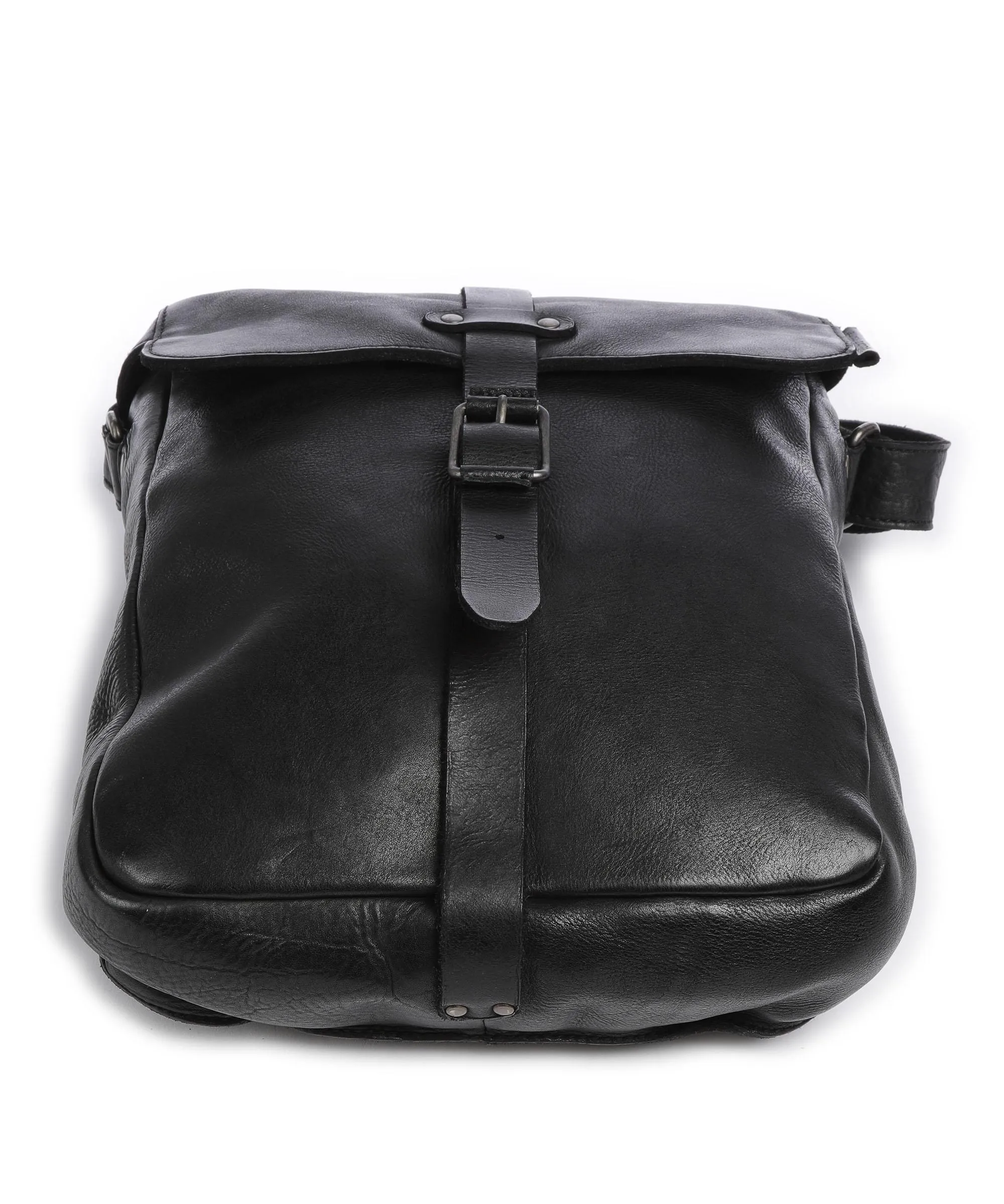  Aunts & Uncles Barbershop Verdi Borsa a tracolla pelle granulata nero  