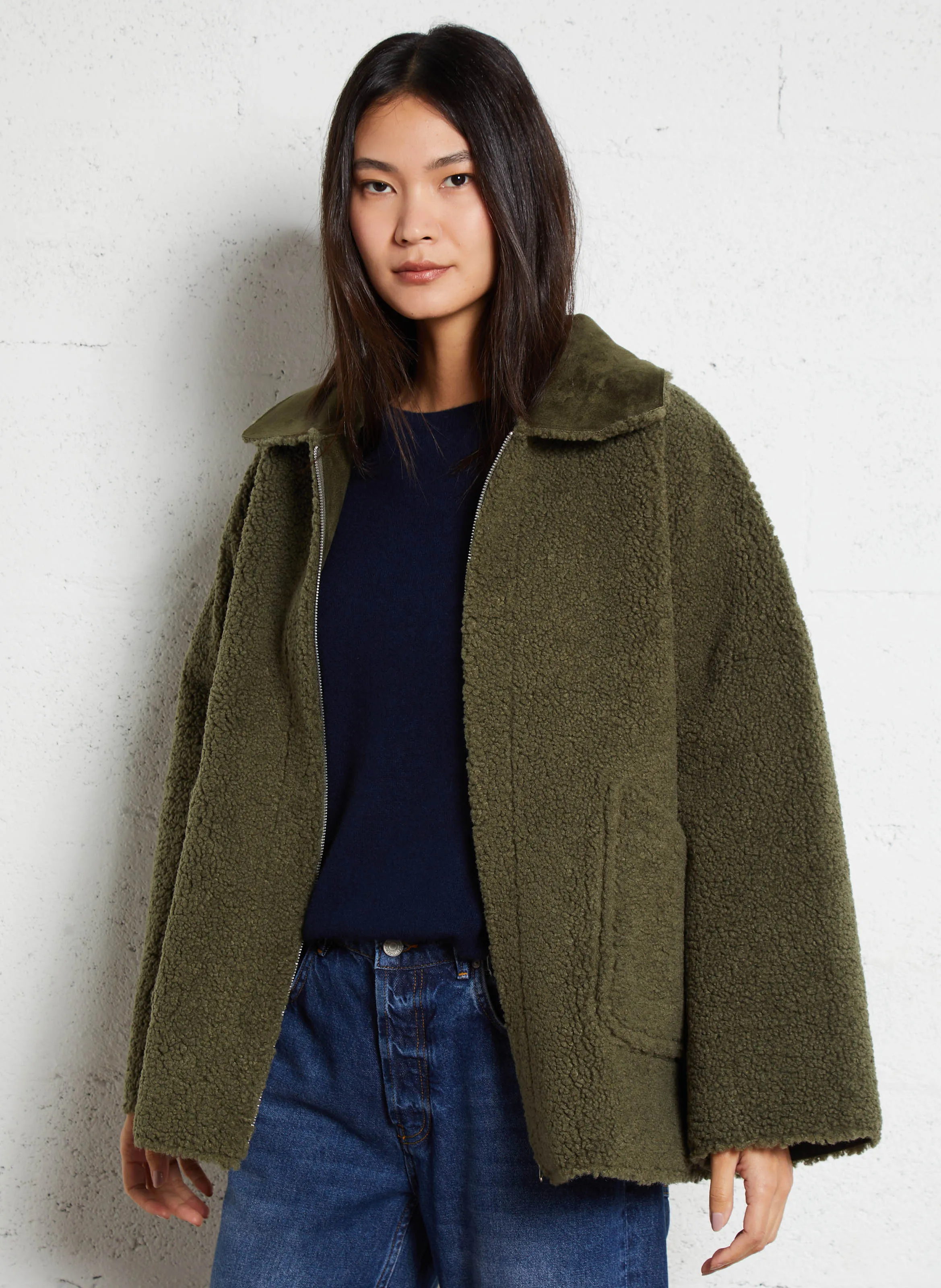  BELLEROSE   ETHEL - Giacca ampia reversibile | Marrone