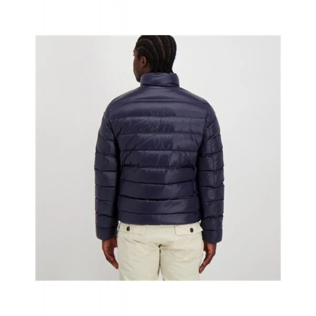 Blauer Piumino Uomo Collo alla Coreana Seth Blu