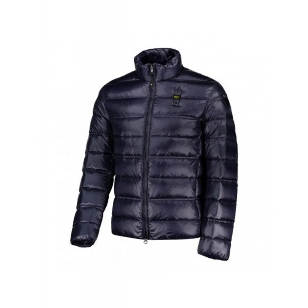 Blauer Piumino Uomo Collo alla Coreana Seth Blu