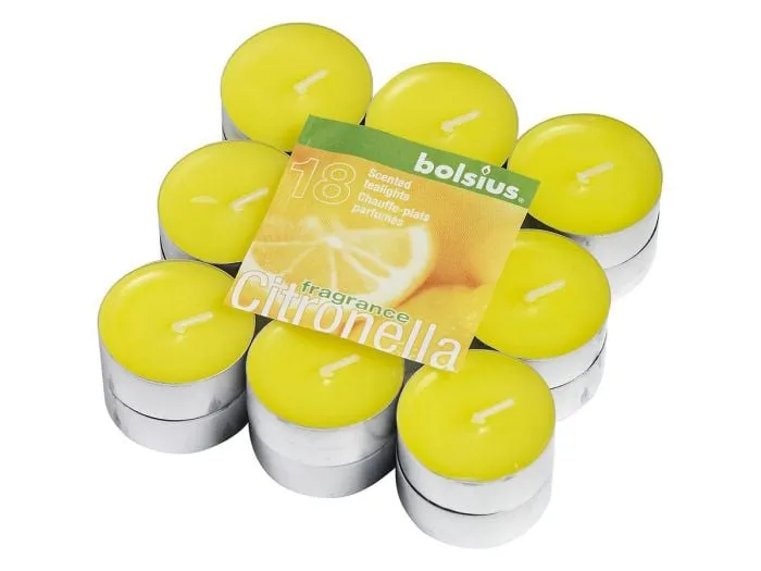 Bolsius candele tealight alla citronella