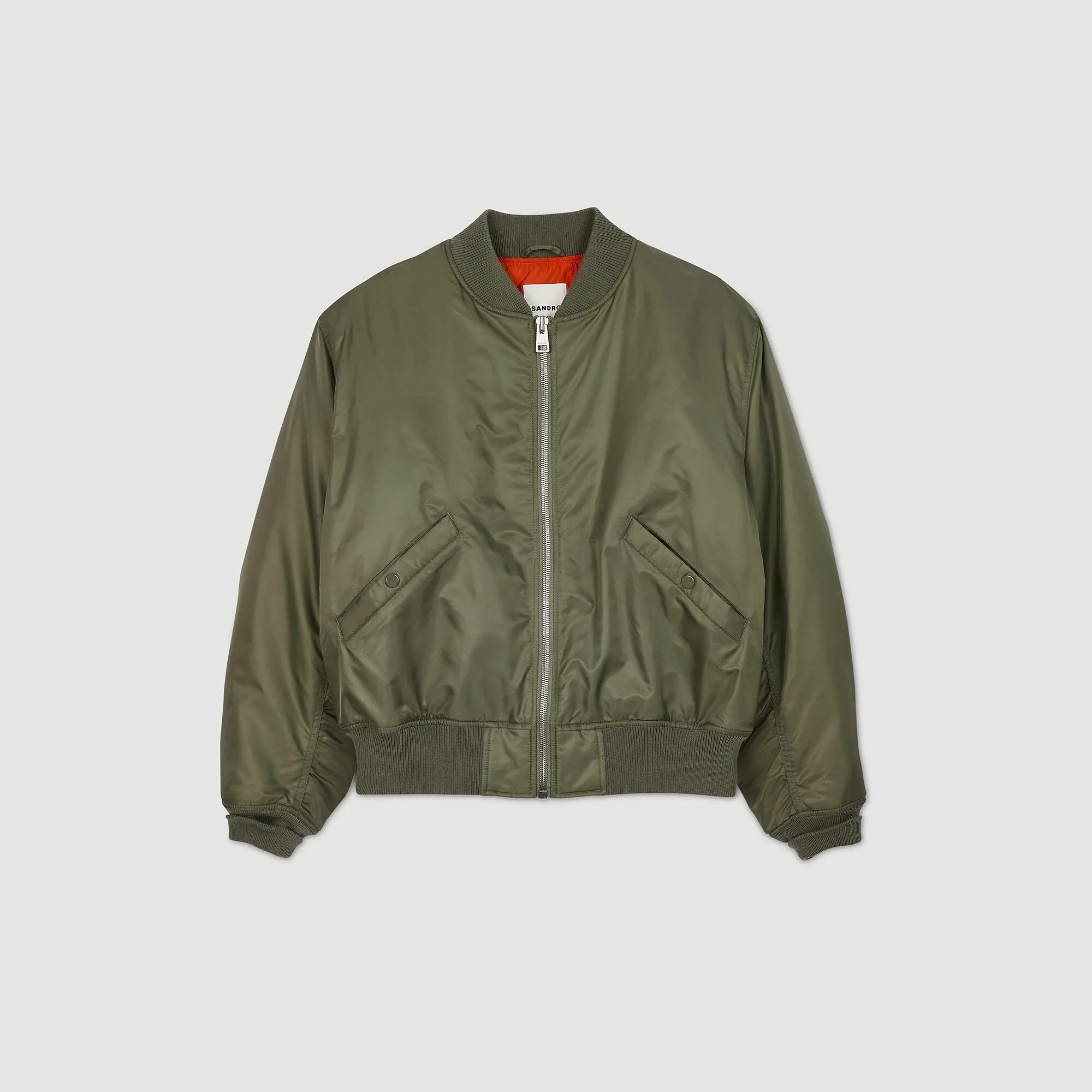 Bomber con zip