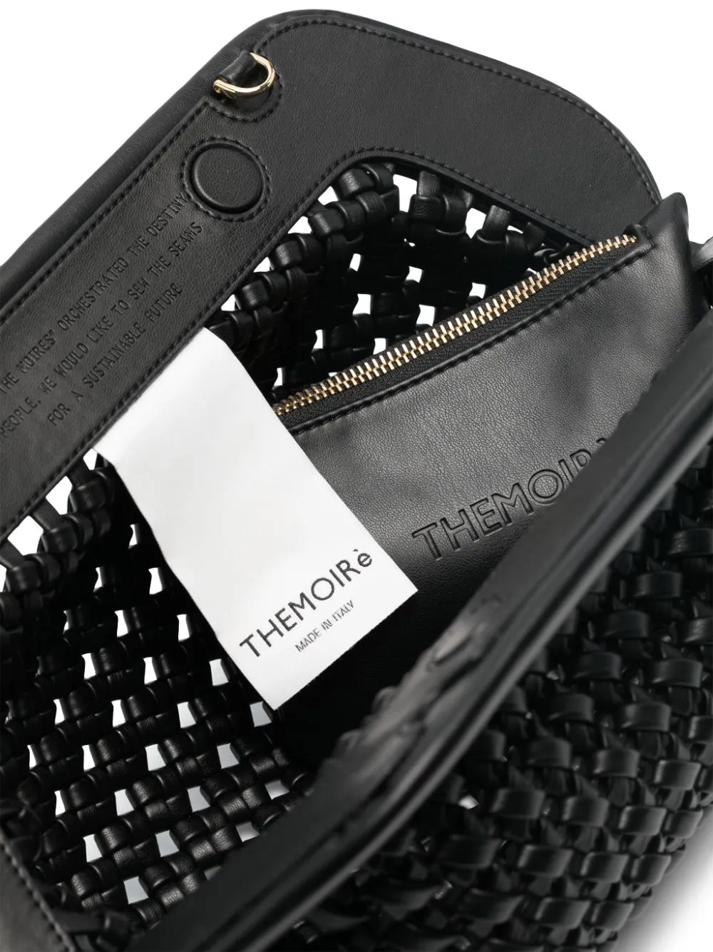 Borsa a tracolla bios knots in nero - donna