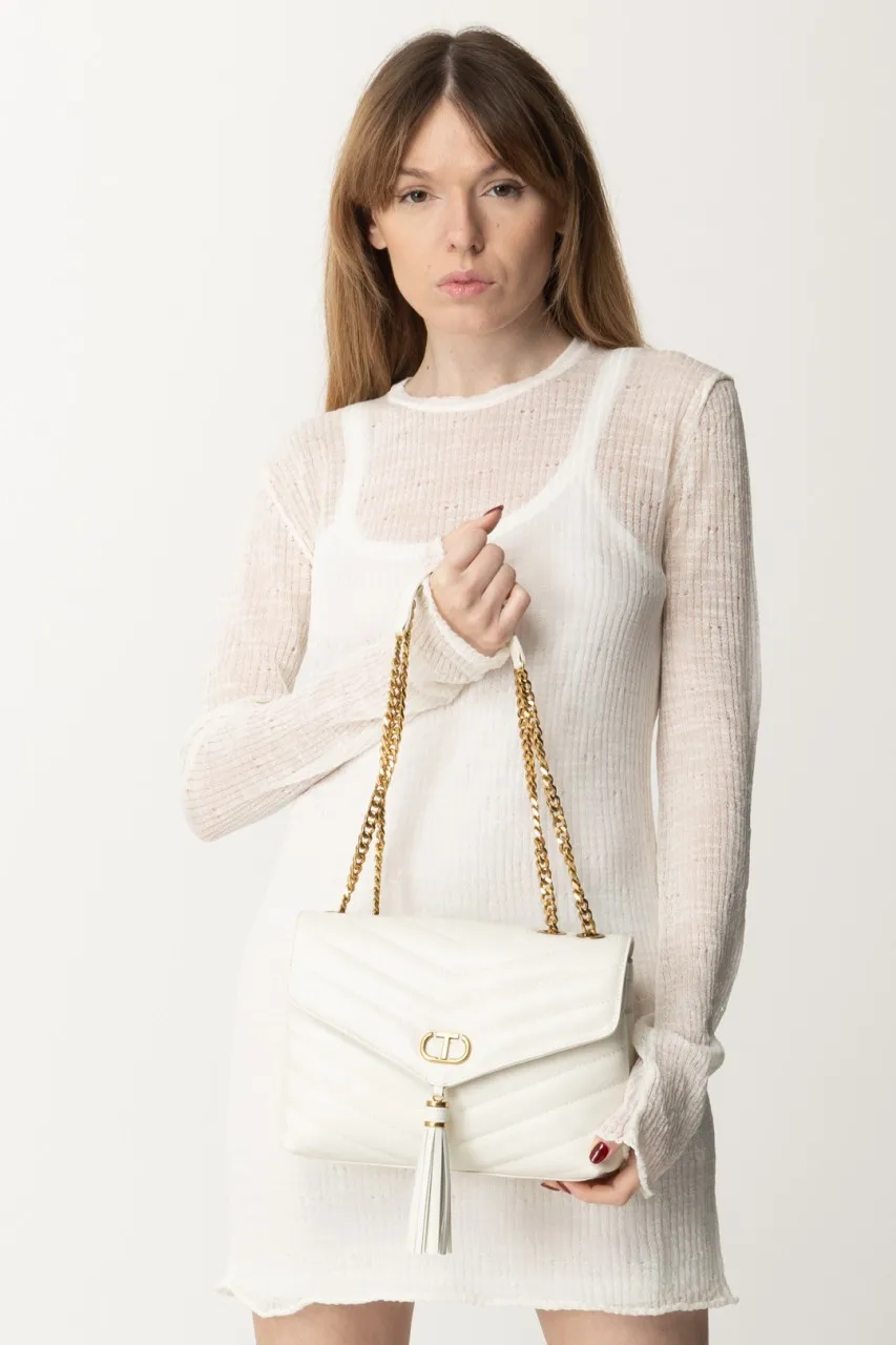 Borsa a tracolla Dreamy in pelle trapuntata NEVE