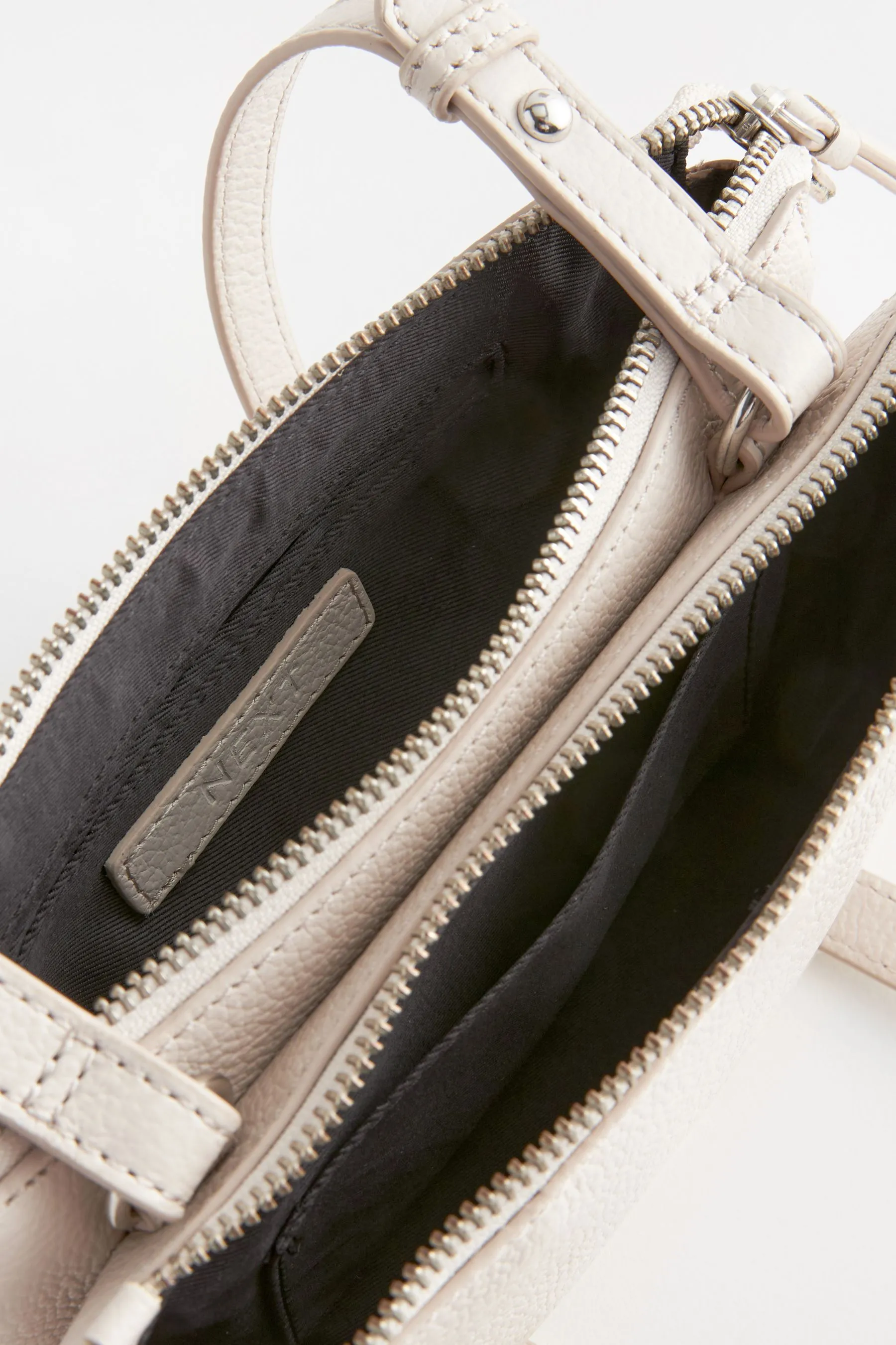Borsa a tracolla piccola in pelle con zip