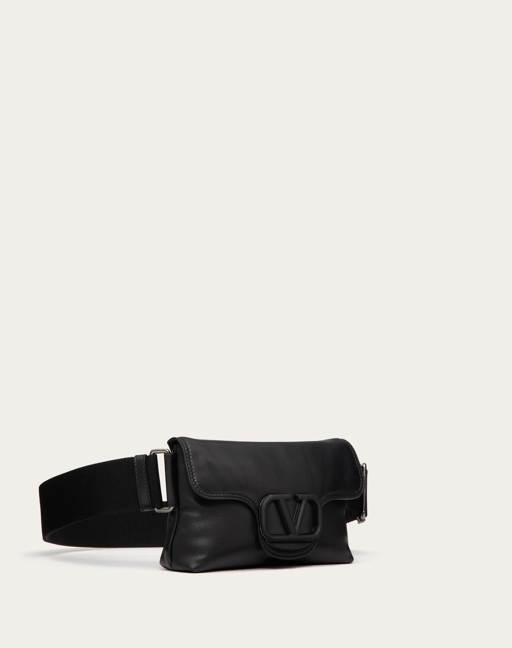 BORSA A TRACOLLA VALENTINO GARAVANI NOIR IN NAPPA