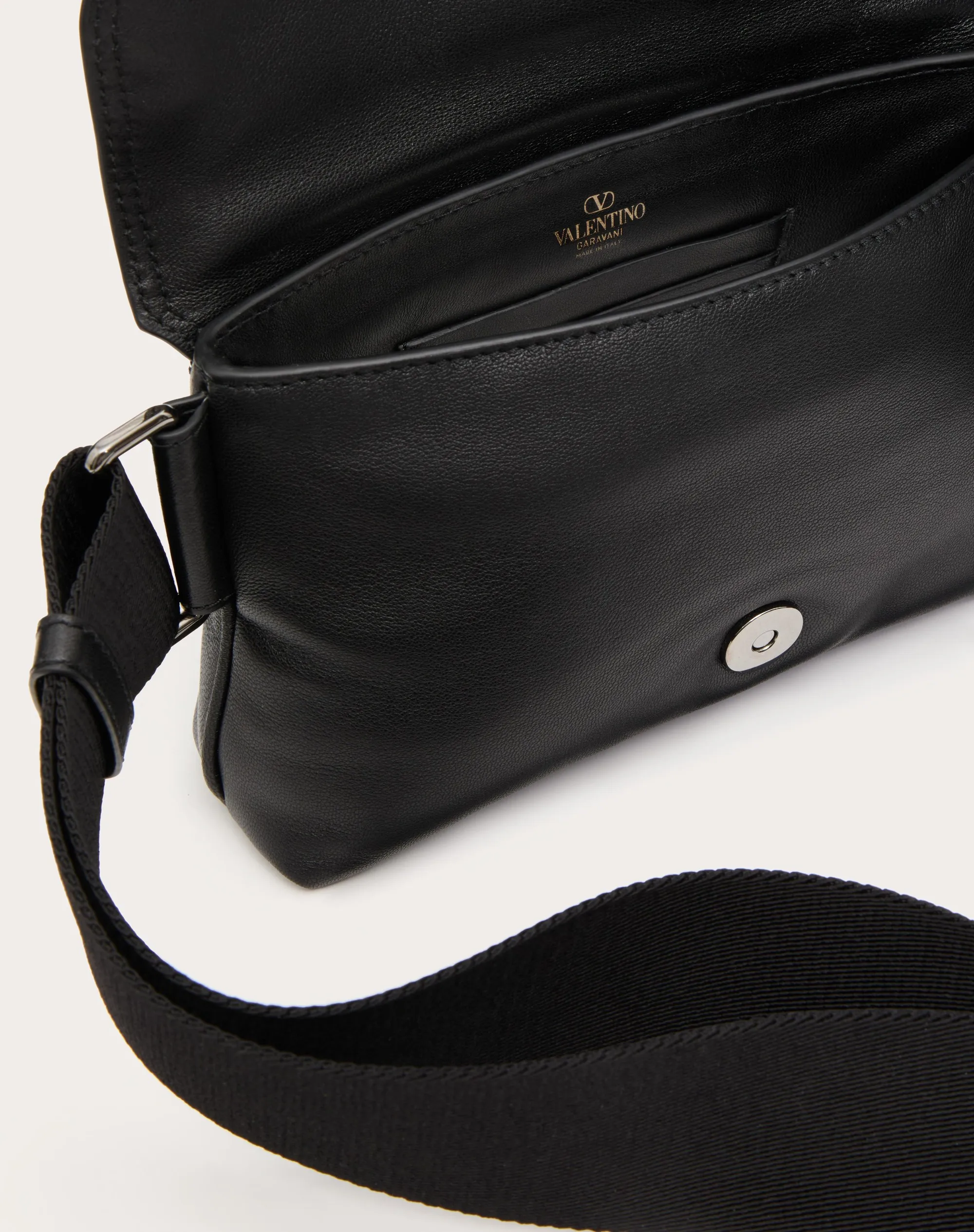 BORSA A TRACOLLA VALENTINO GARAVANI NOIR IN NAPPA
