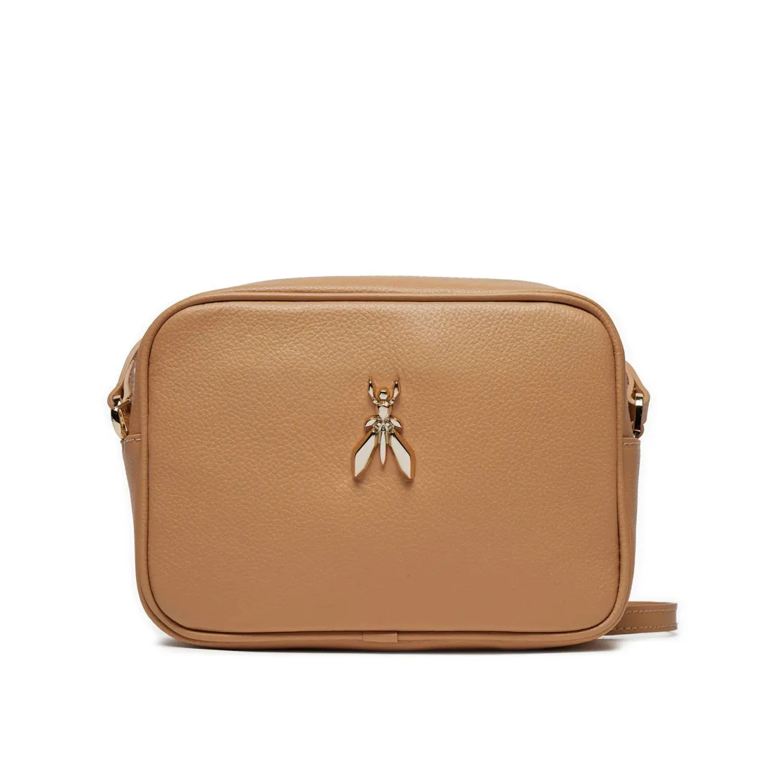 Borsa Patrizia Pepe in pelle beige a tracolla