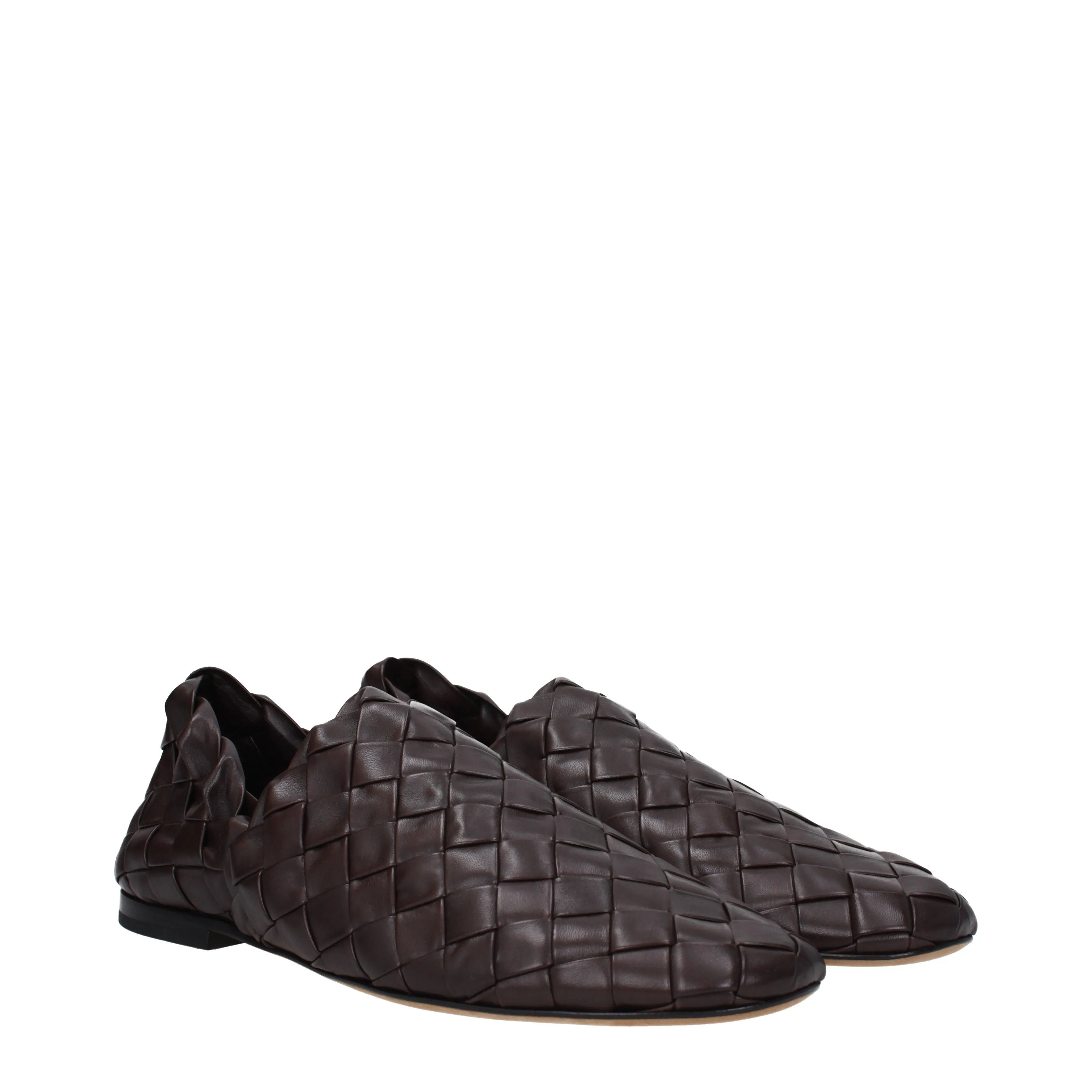 Bottega Veneta Slip On Uomo Pelle Marrone/Cioccolato Fondente