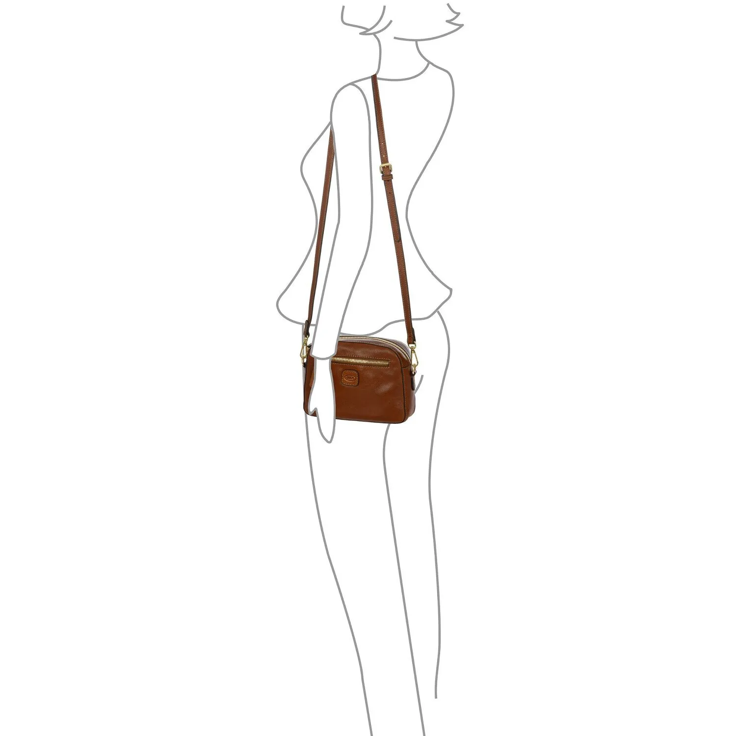 Bric's Volterra Borsa a tracolla Pelle 21 cm