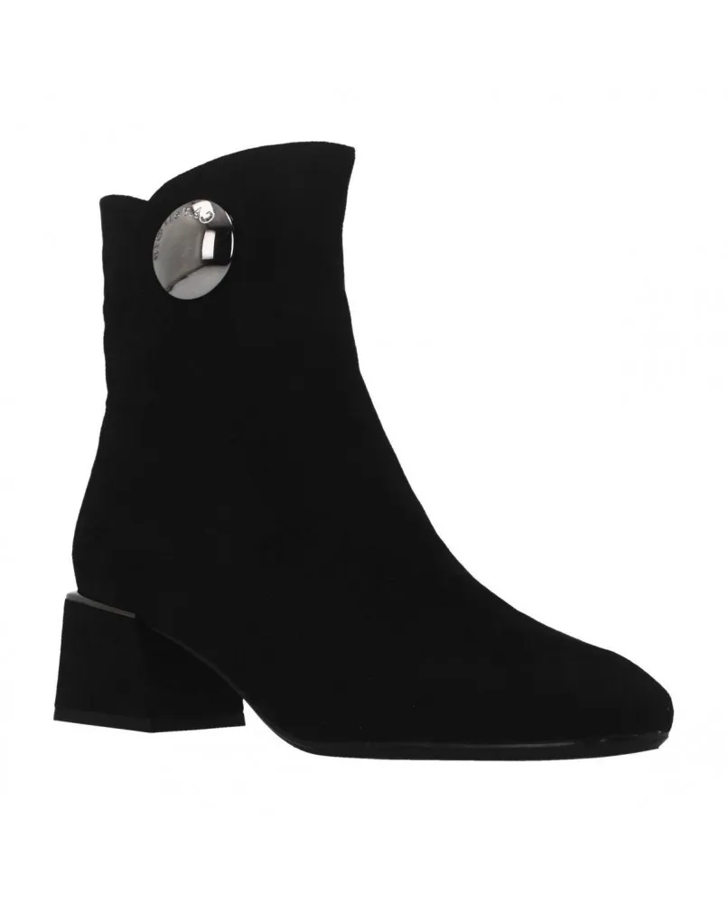 CAFENOIR HHA940 tronchetto stivaletto camoscio nero