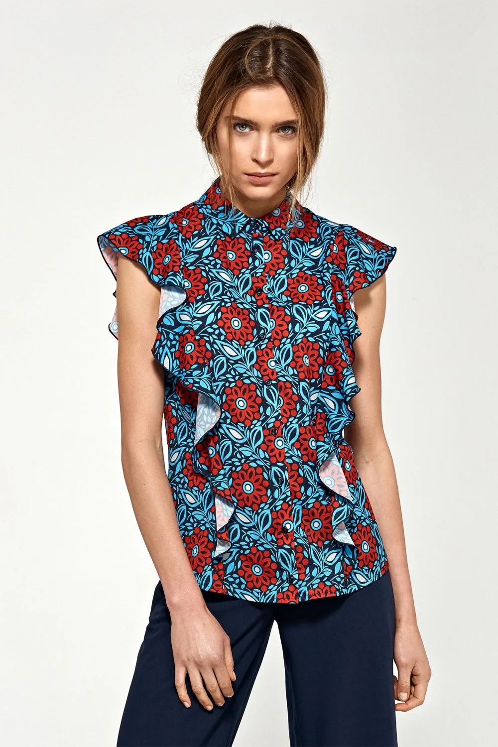 Camicia da donna model 123053 Nife