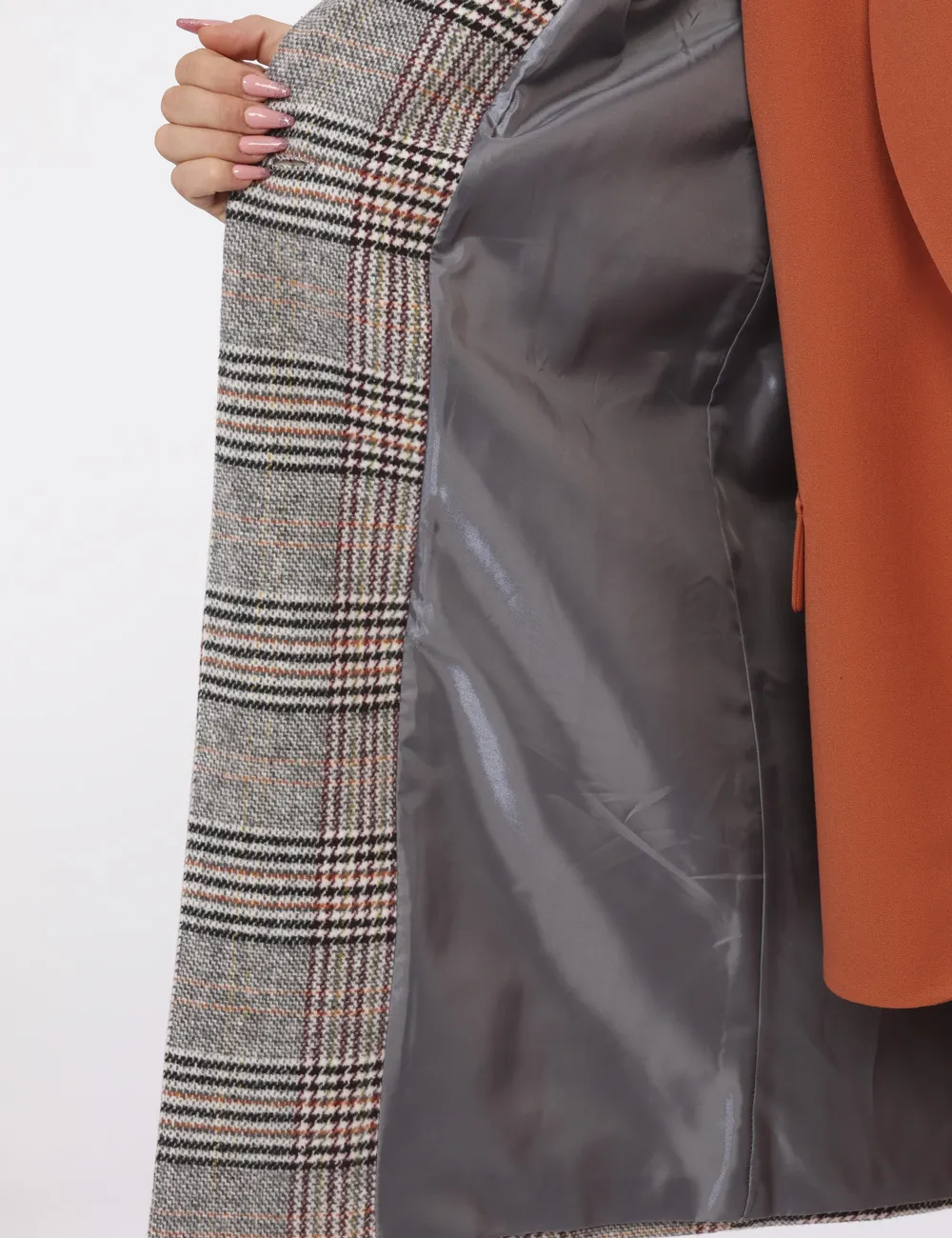 Cappotto Materica Grigio