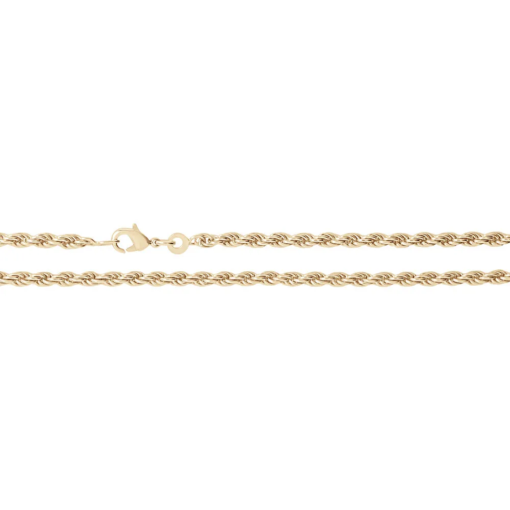 Catena Golden Dream Placcato Oro Giallo Maglia Corda 50 cm 1685646
