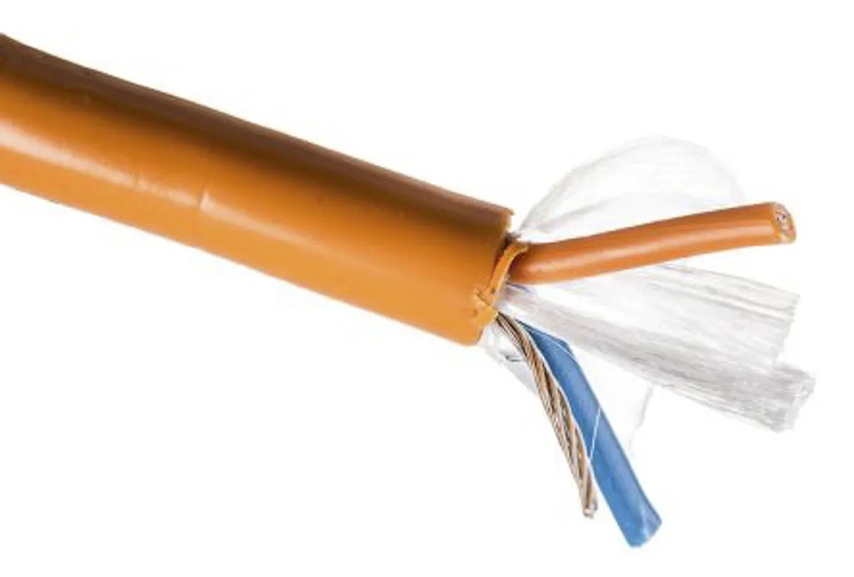 Cavo dati Alpha Wire Arancione, 1 coppia, 22 AWG, schermato, 300 V, Bus di campo