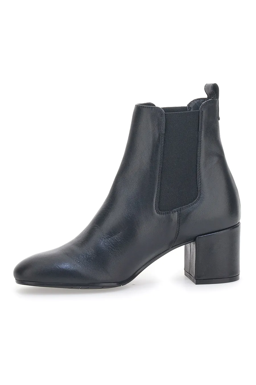 Chelsea Boots con Tacco Pittarello Glam 44225 Nero Vera Pelle