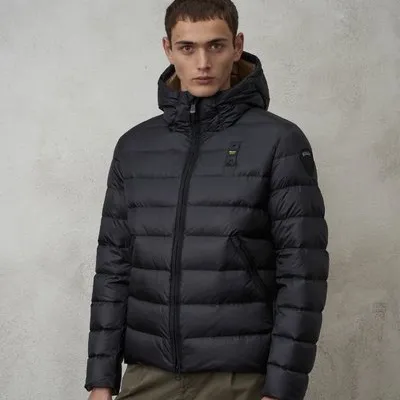 COD. 38 PIUMINO BLAUER IN NYLON ECO ADAMS