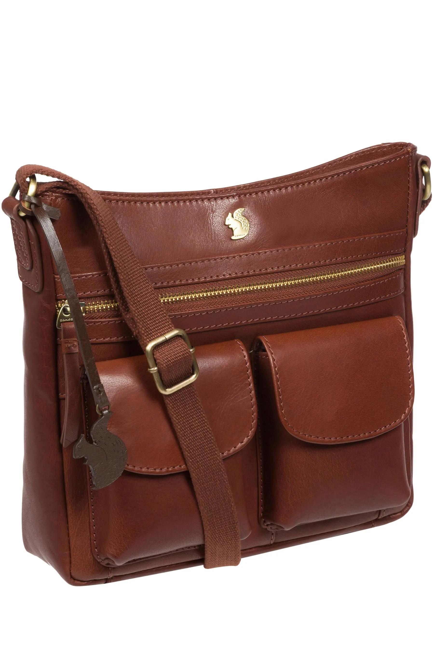 Conkca - Neonati Bon - Borsa a tracolla in pelle