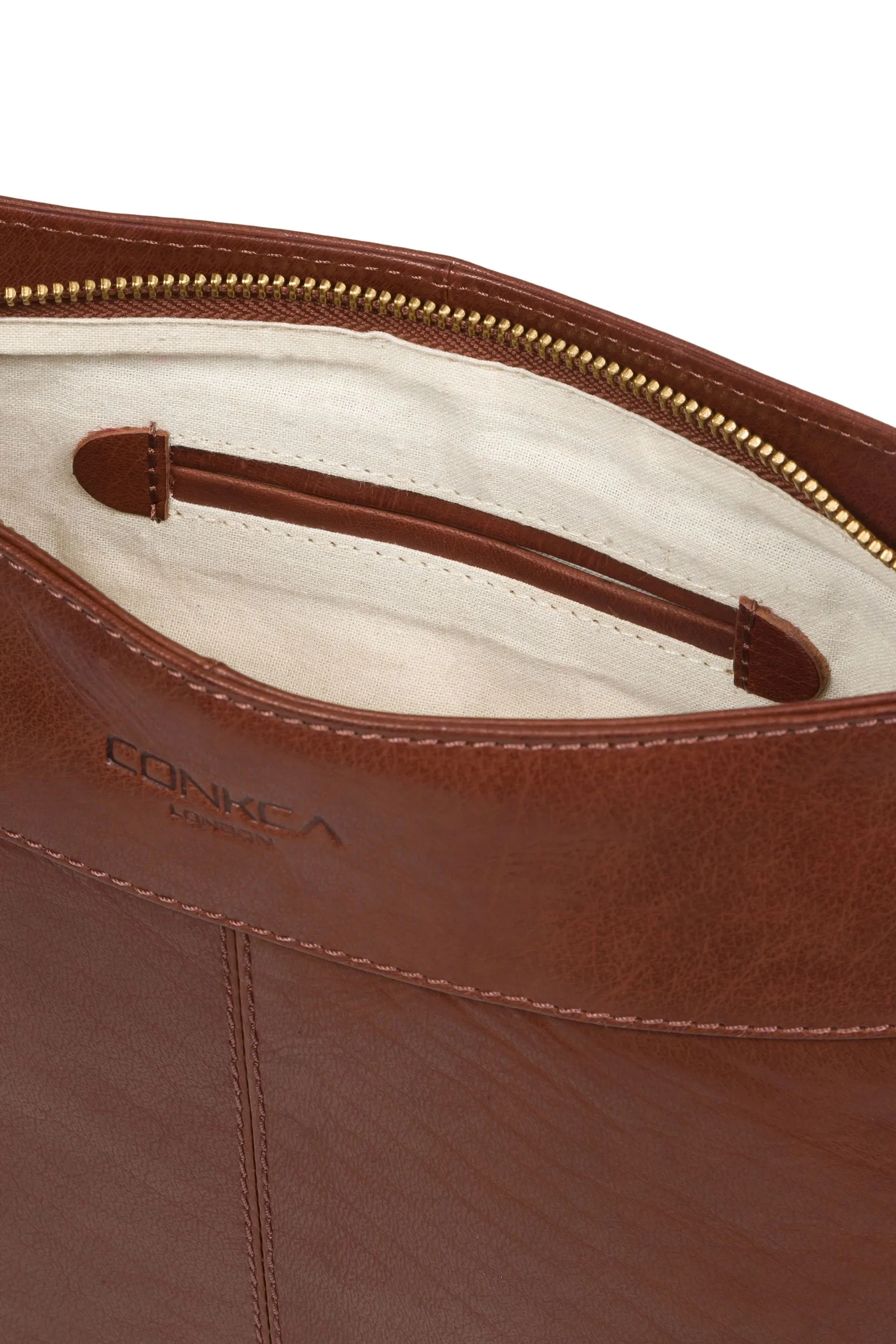 Conkca - Neonati Bon - Borsa a tracolla in pelle