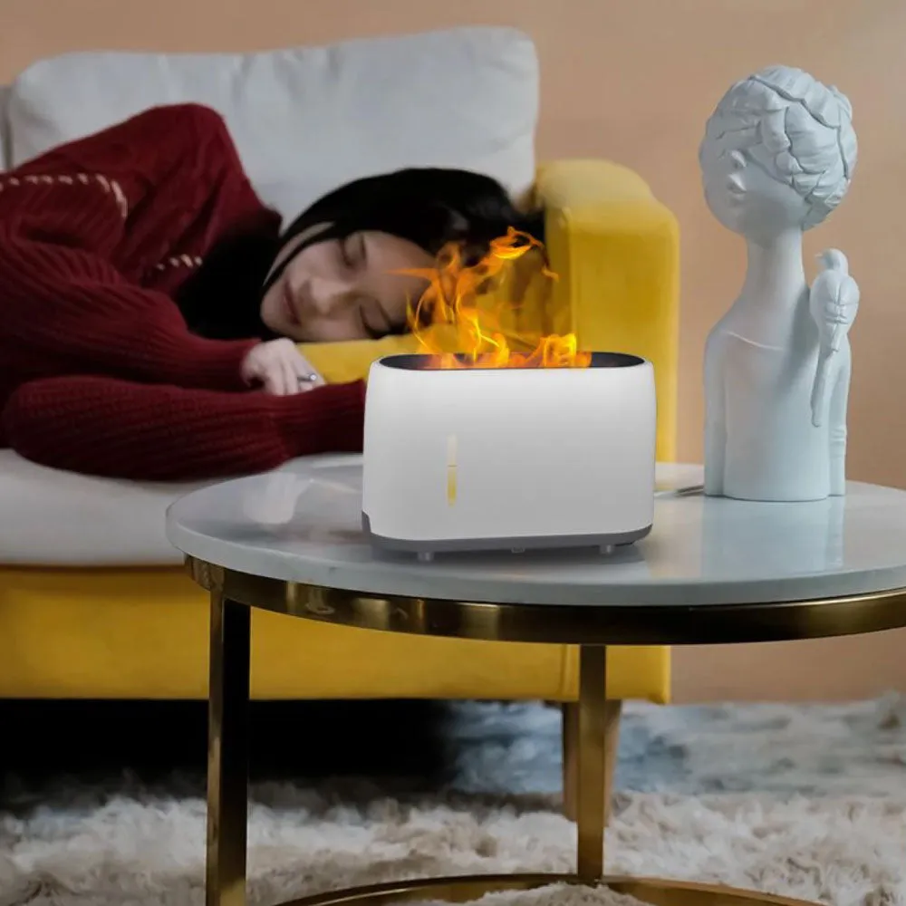 Diffusore di aroma ambiente con effetto fiamma led