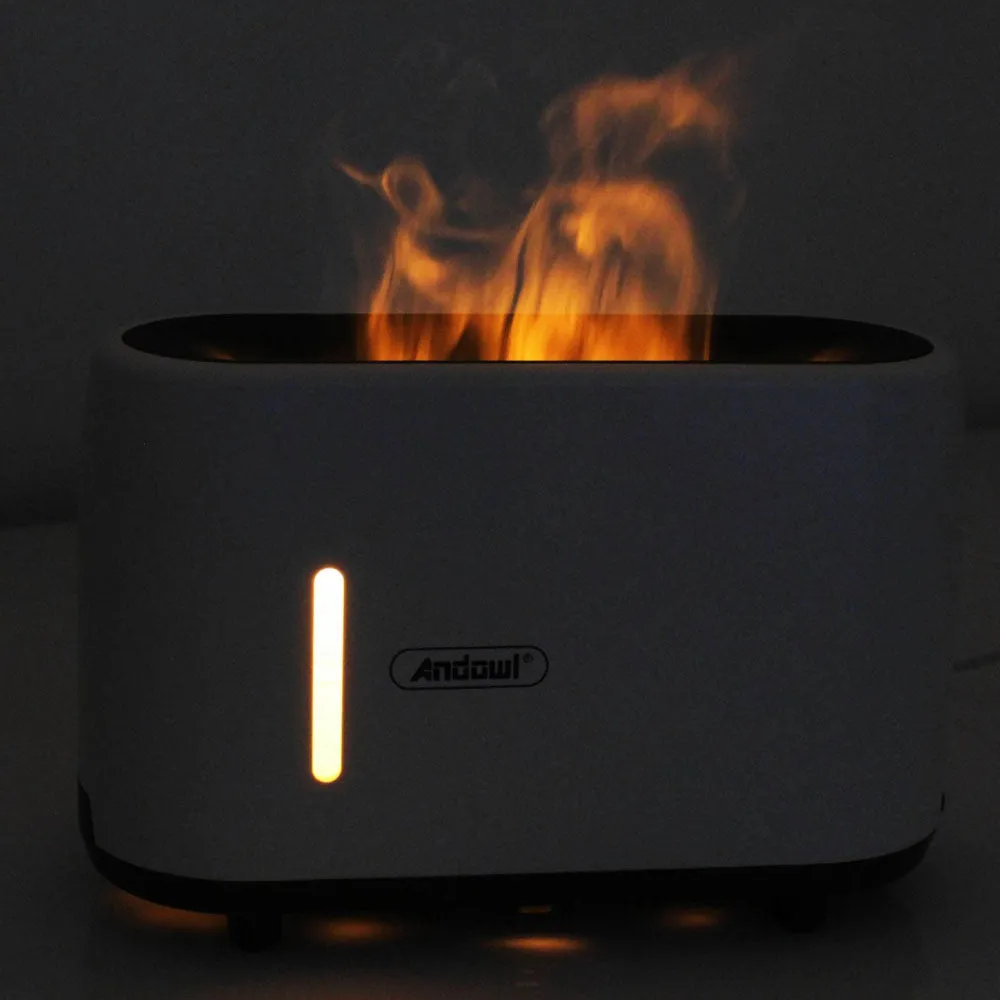 Diffusore di aroma ambiente con effetto fiamma led