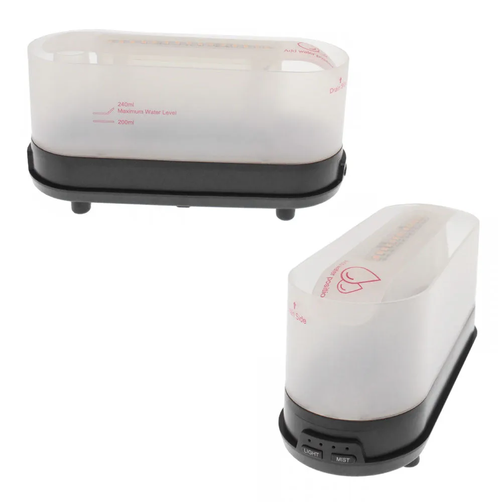 Diffusore di aroma ambiente con effetto fiamma led