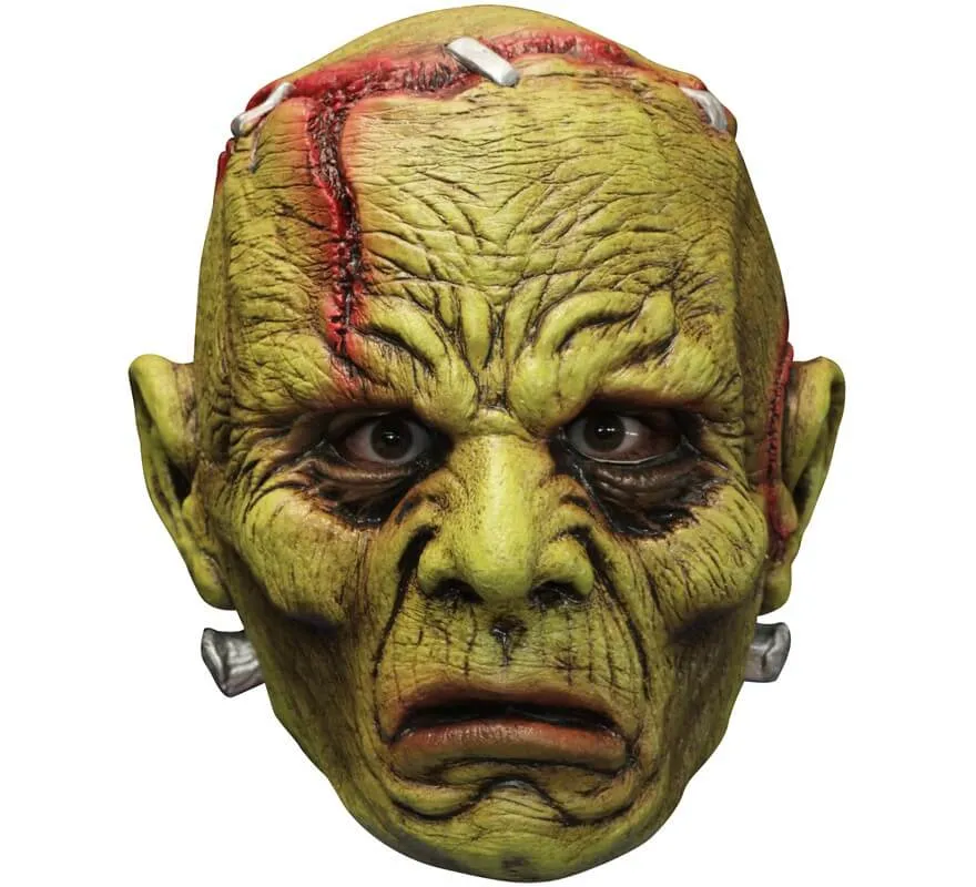 Disgustata maschera di frankenstein verde