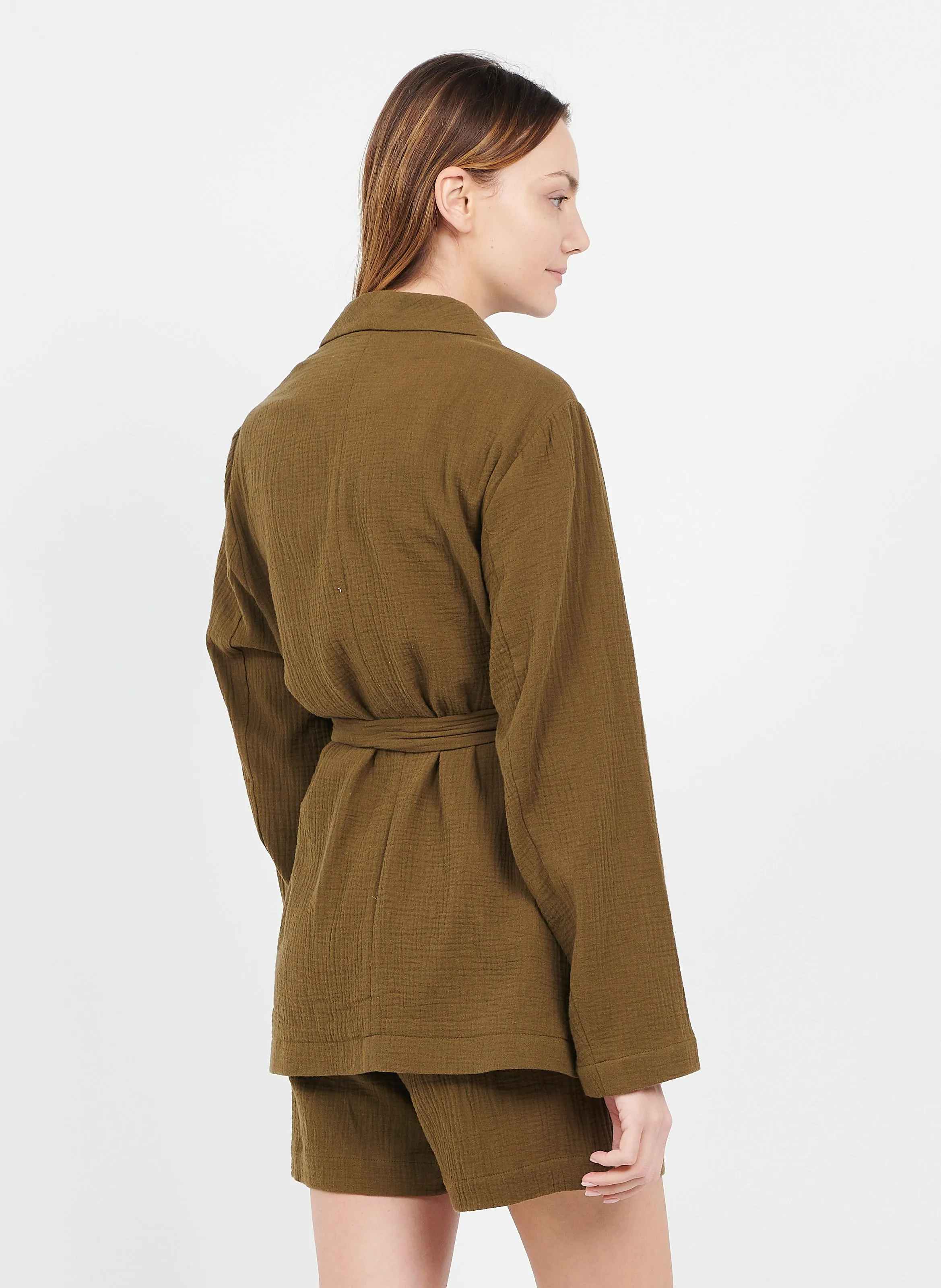  ESPRIT   Giacca in cotone | Kaki