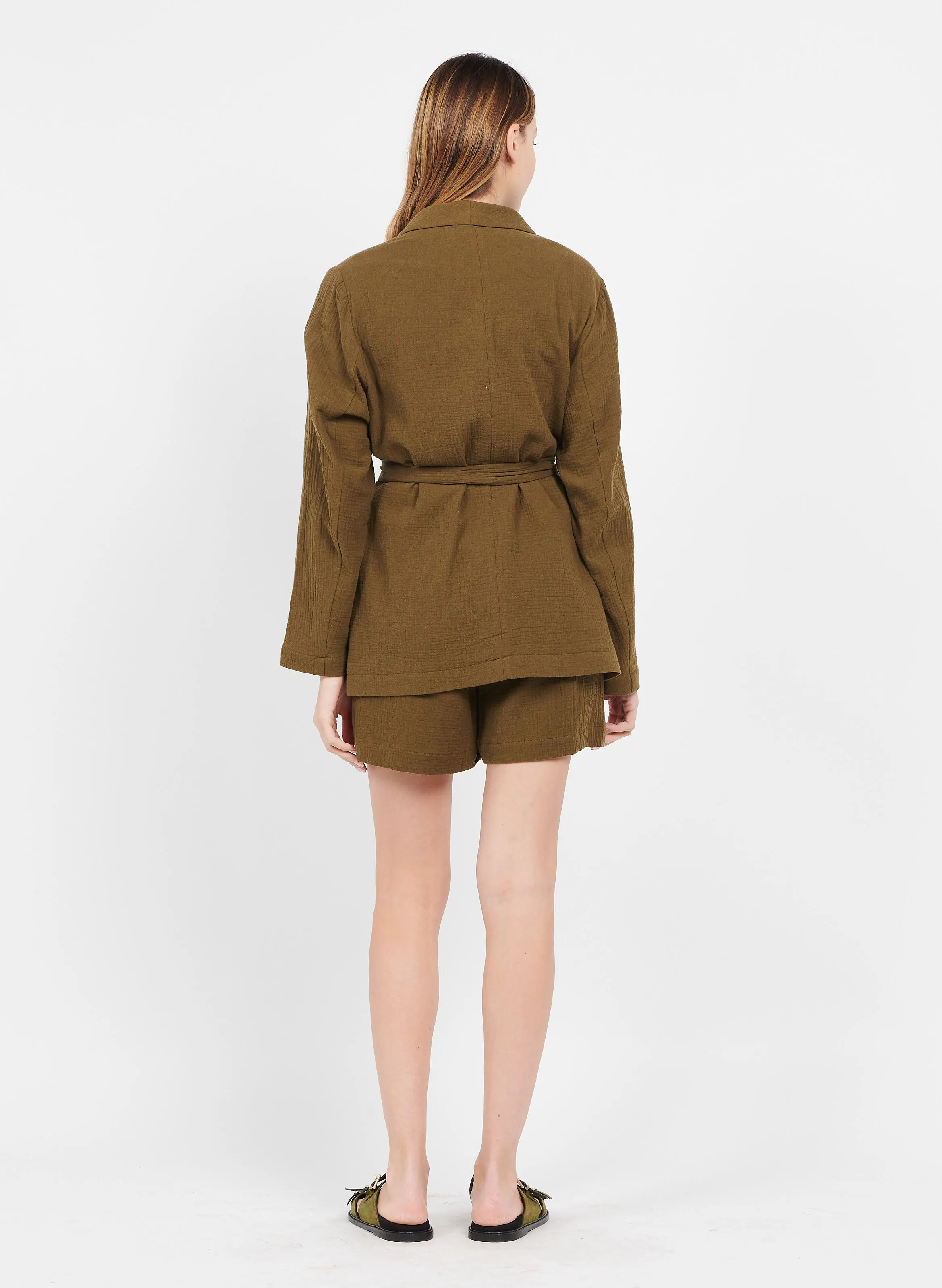  ESPRIT   Giacca in cotone | Kaki