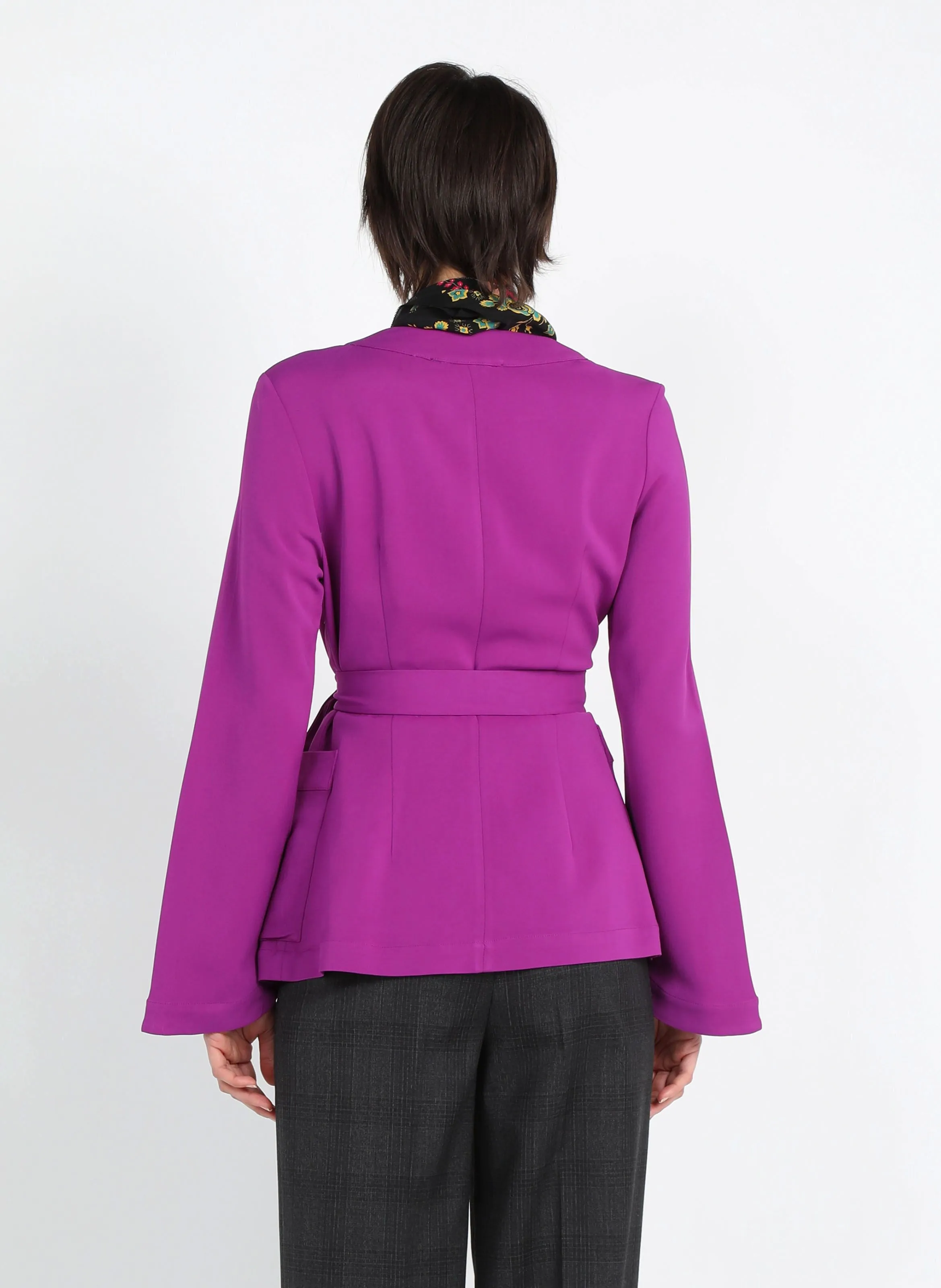  ESSENTIEL ANTWERP   CARTNO - Giacca morbida sciancrata | Viola